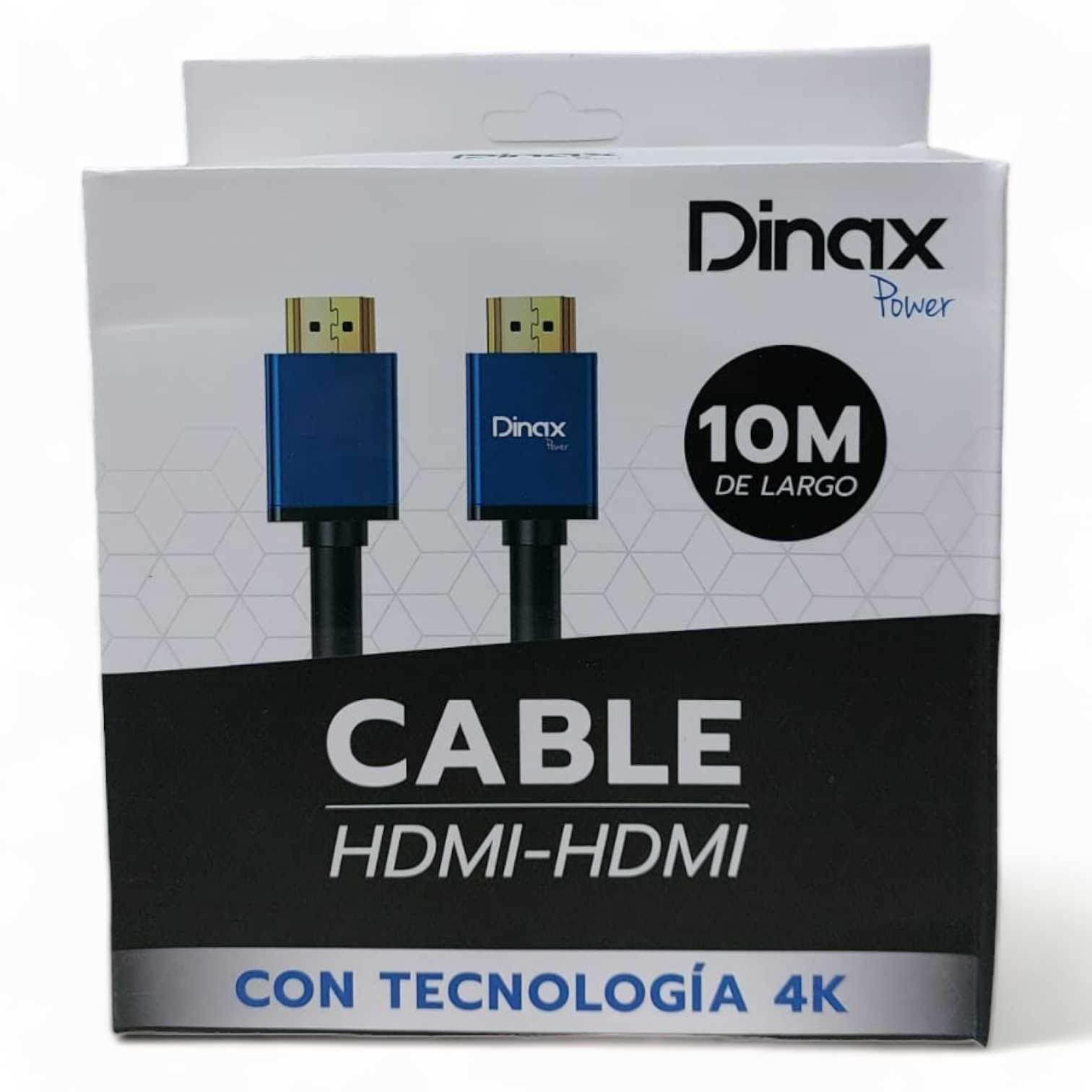 CABLE HDMI DINAX 10M 4K PREMIUN