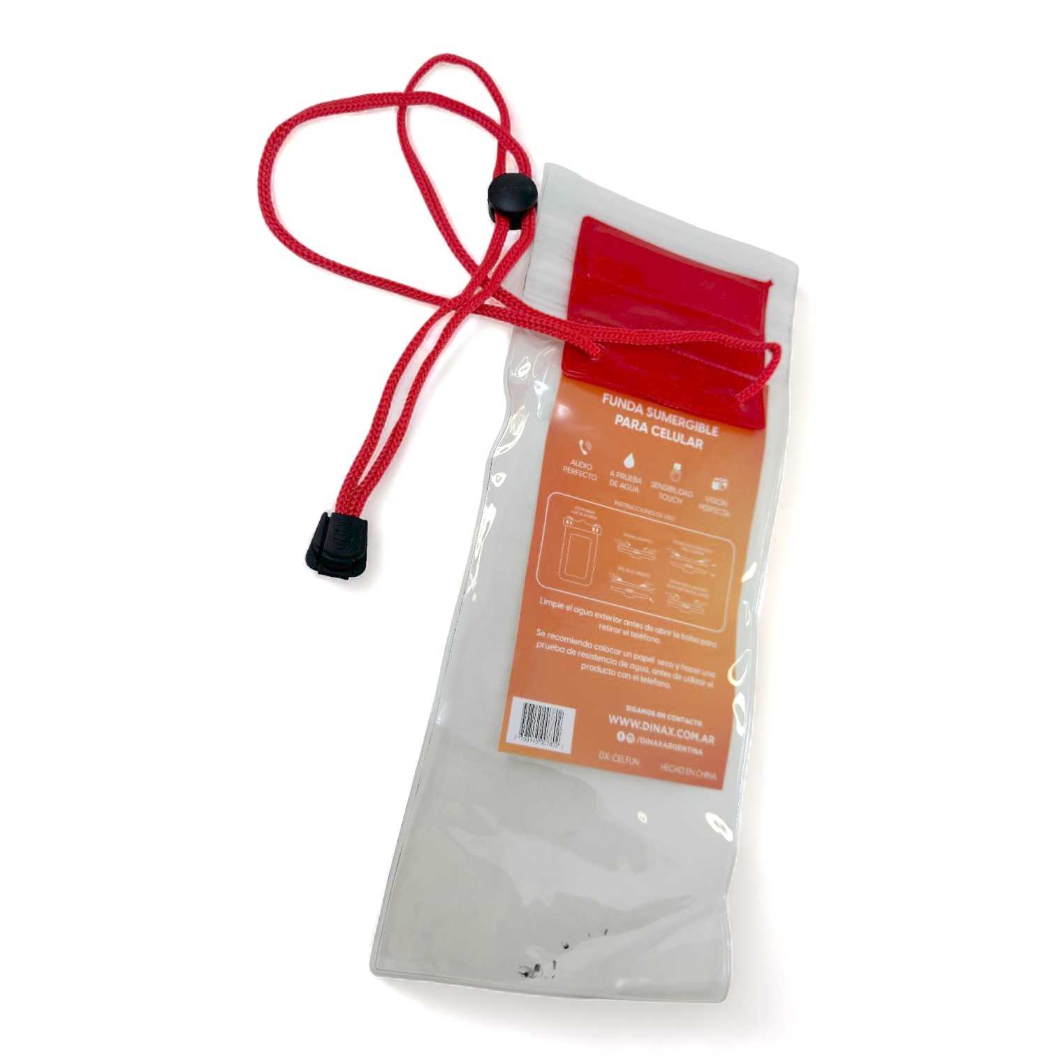 FUNDA CELULAR SUMERGIBLE CELULAR DINAX DXCELFUN