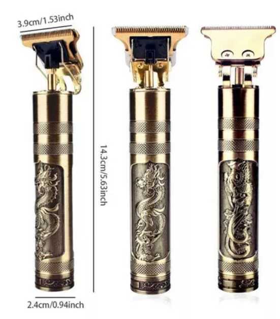 CORTADOR DE PELO TRIMMER T9 VINTAGE DRAGON USB