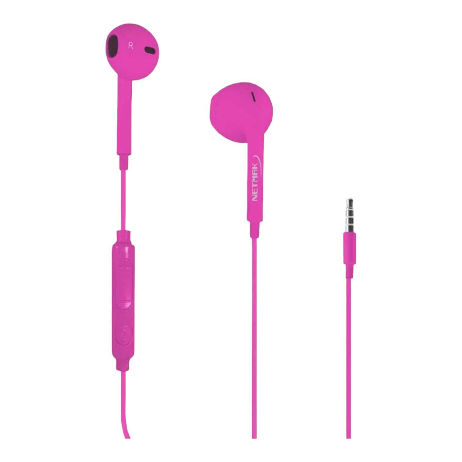 AURICULAR NETMAK IN-EAR NM-UR70 ROSA