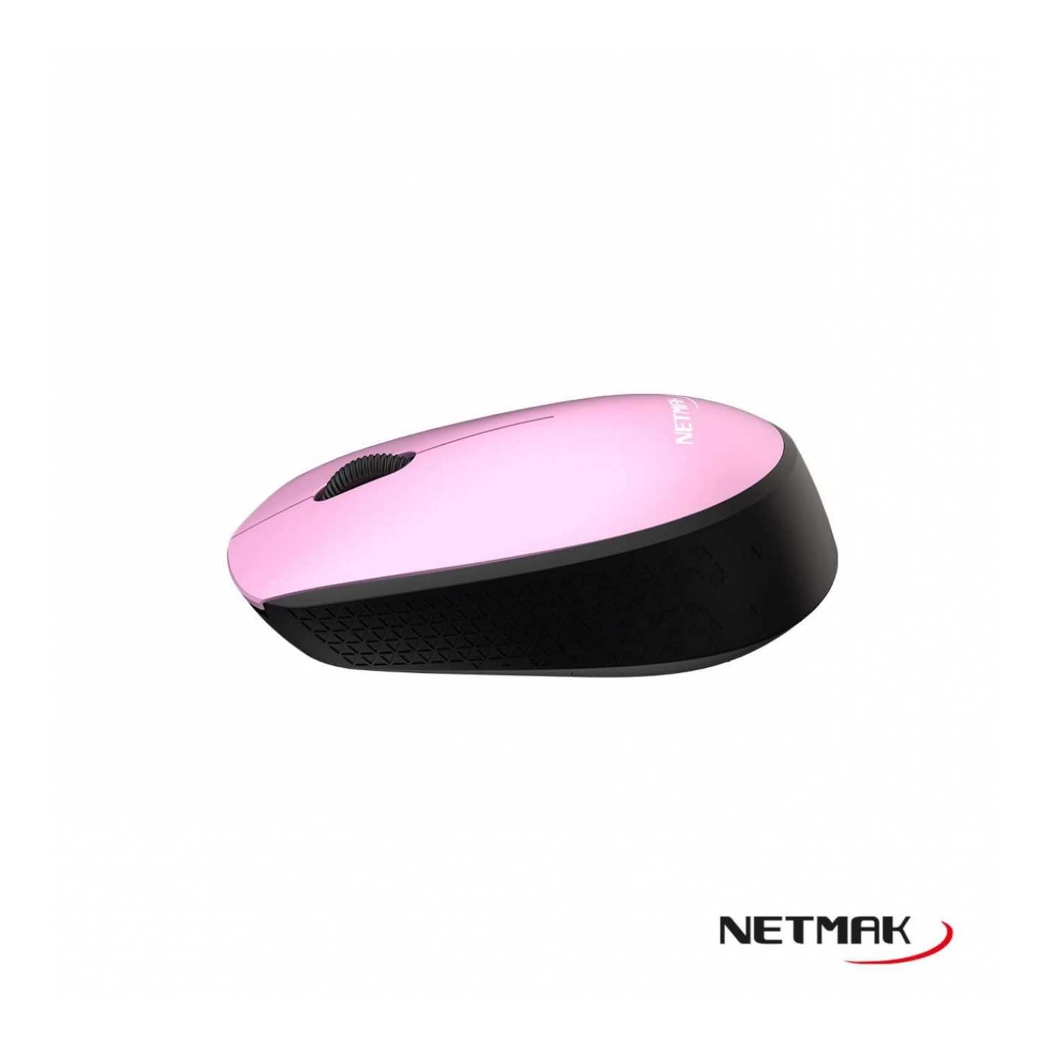 MOUSE NETMAK INALAMBRICO NM-M680 ROSA