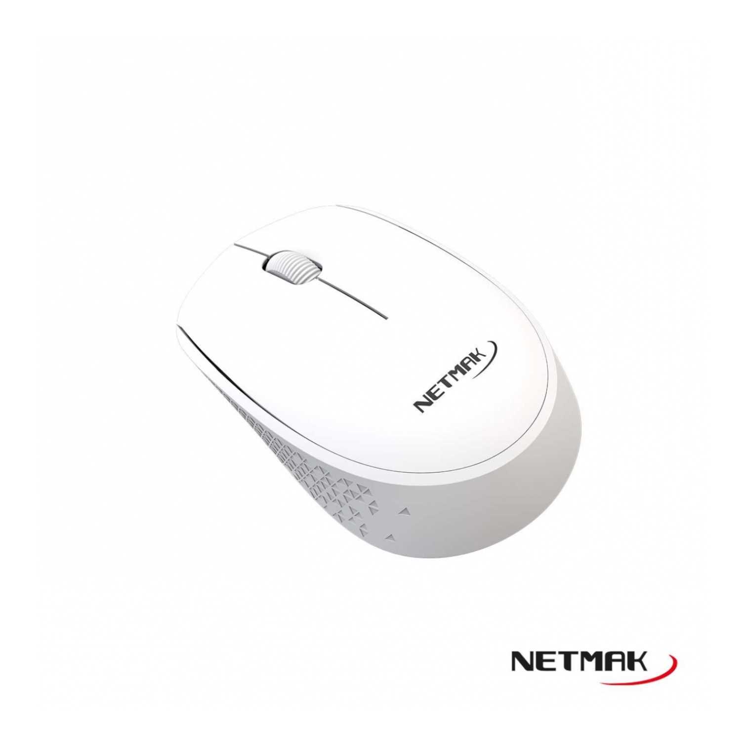 MOUSE NETMAK INALAMBRICO NM-M680 BLANCO