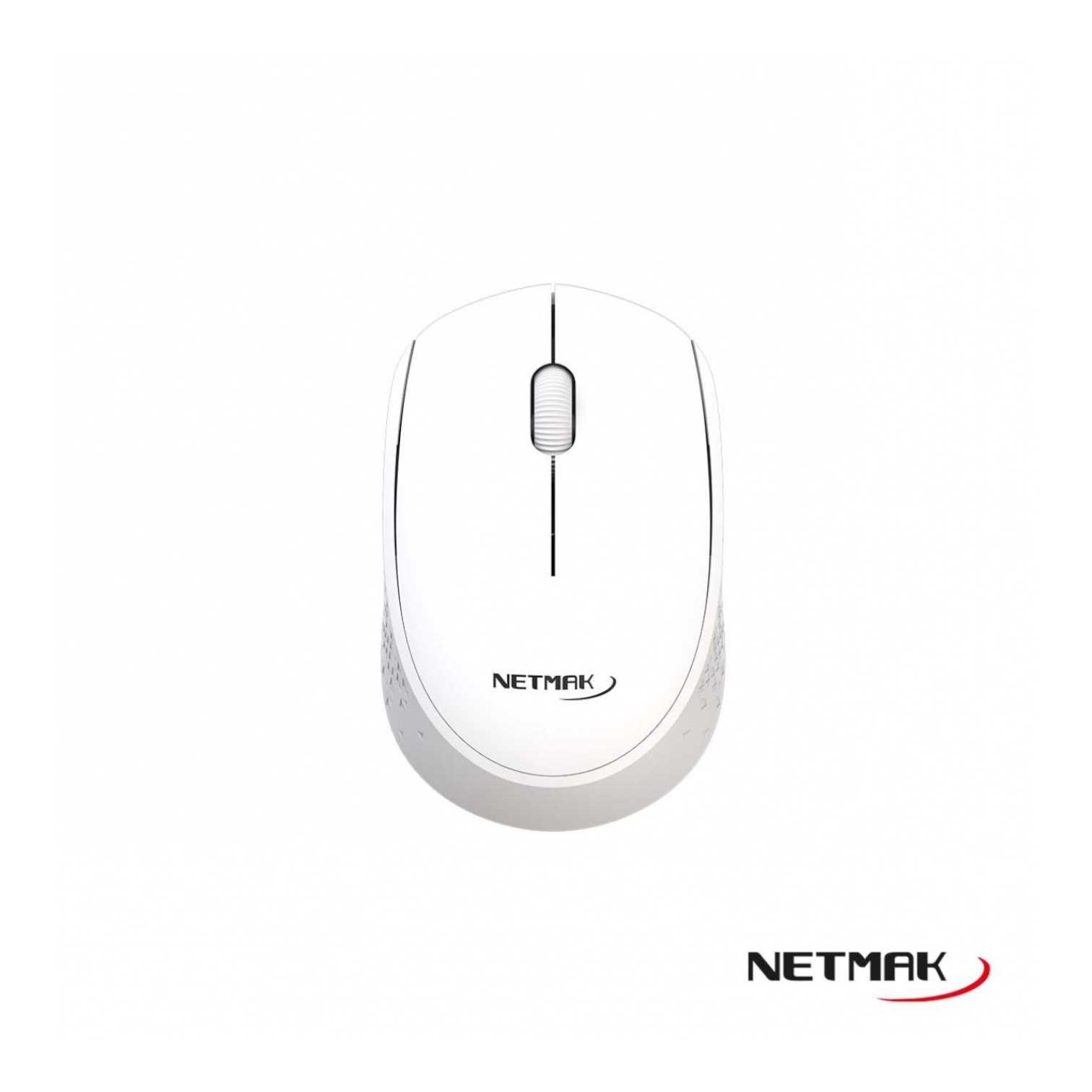 MOUSE NETMAK INALAMBRICO NM-M680 BLANCO