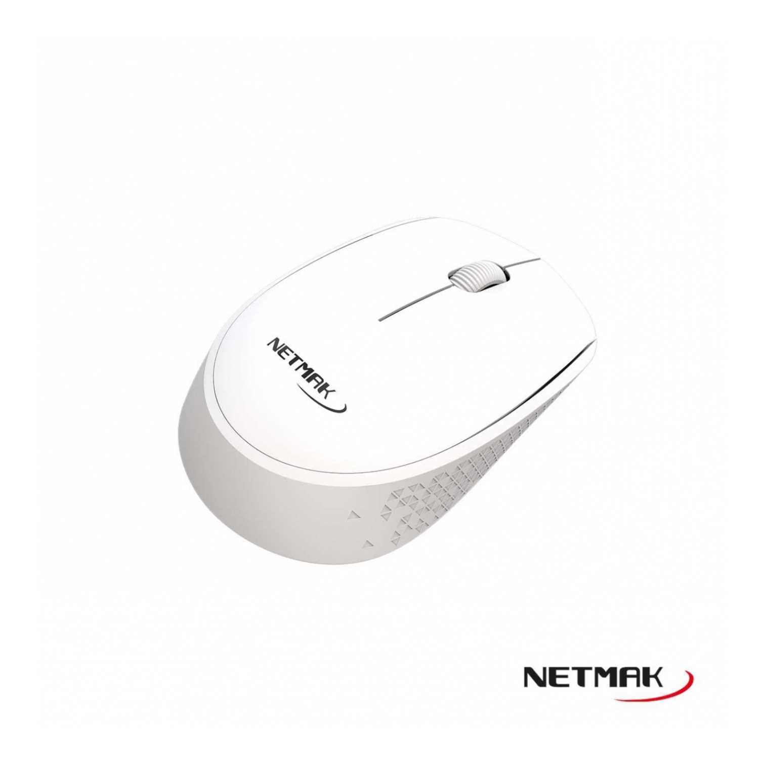 MOUSE NETMAK INALAMBRICO NM-M680 BLANCO