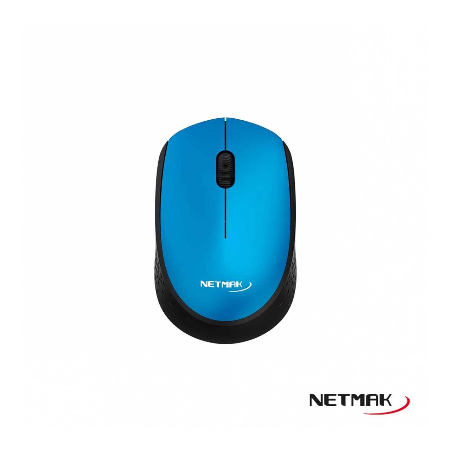 MOUSE NETMAK INALAMBRICO NM-M680 AZUL