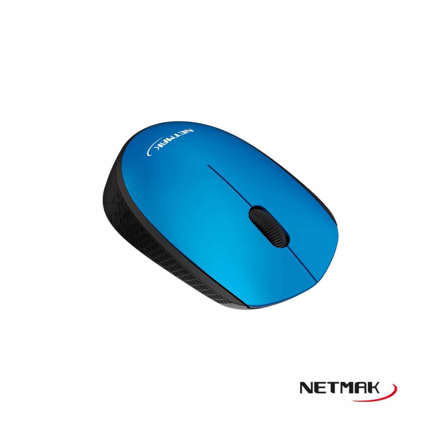 MOUSE NETMAK INALAMBRICO NM-M680 AZUL