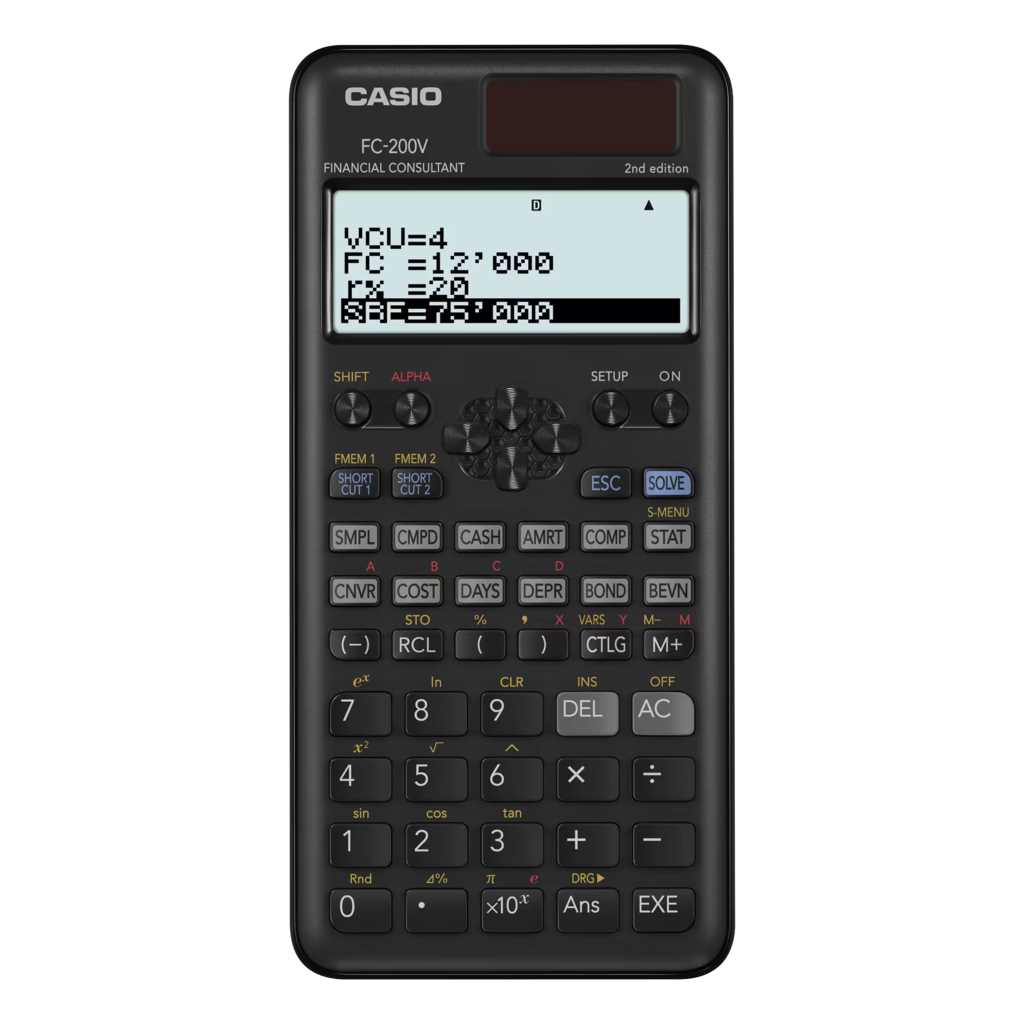 CALCULADORA CIENTIFICA CASIO FC-200V