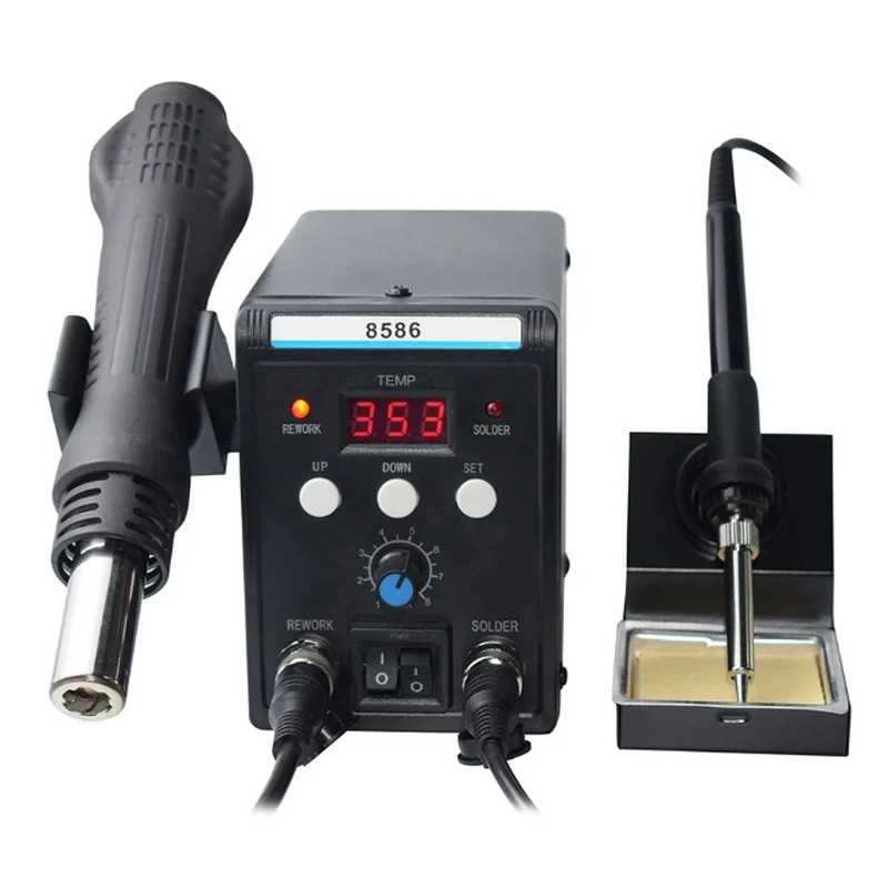 MAQUINA SOLDADORA + PISTOLA CALOR SQ-K8586