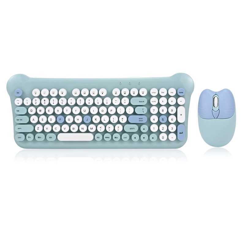 TECLADO SEISA INALAMBRICO KIT USB DN-C700 ROSA