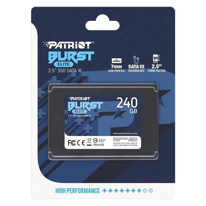 DISCO SOLIDO SSD 240GB PATRIOT BURST ELITE