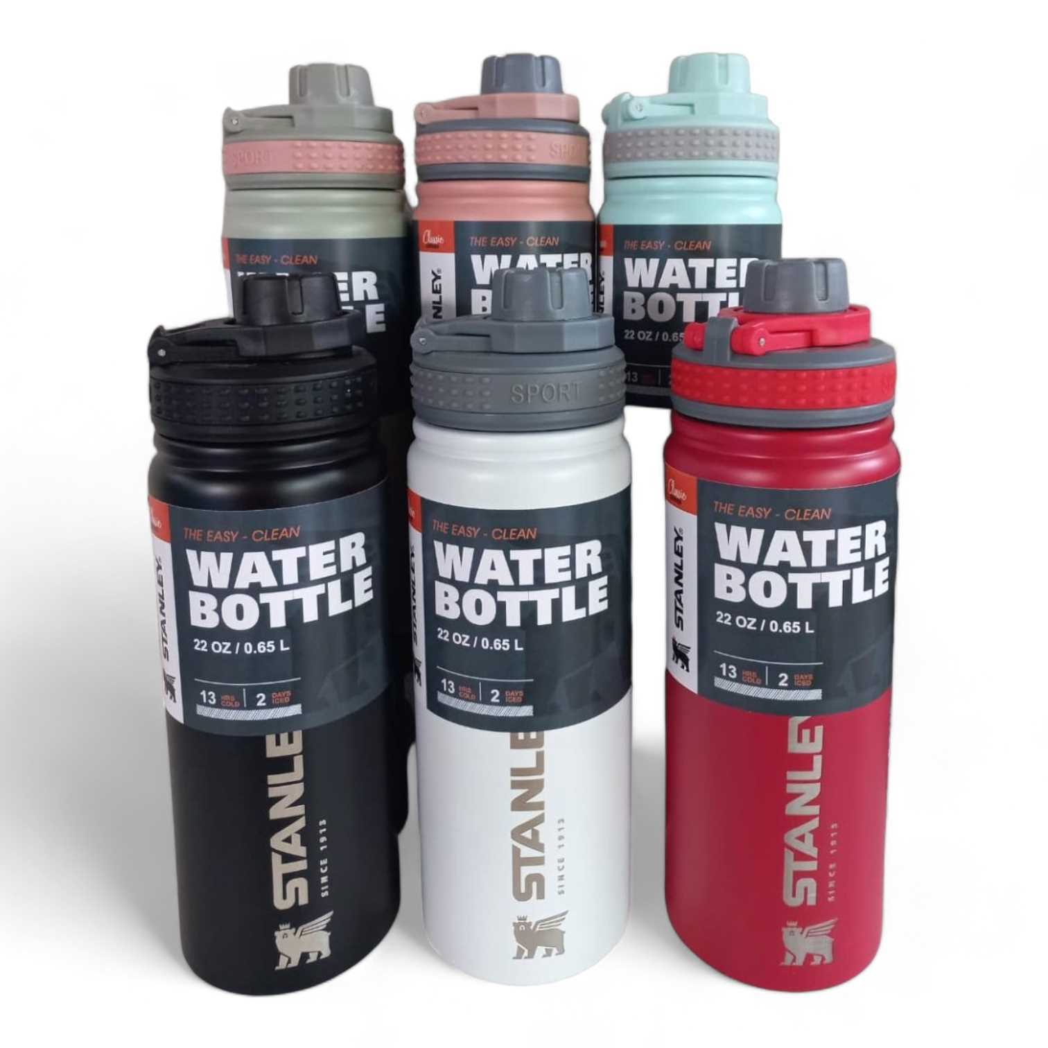 TERMO STANLEY DEPORTIVO 600CC BLANCO (COPIA DELUXE)