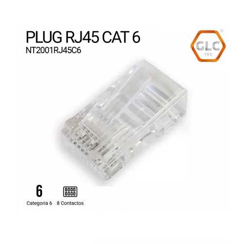 FICHA RJ45 CAT 6E GLC