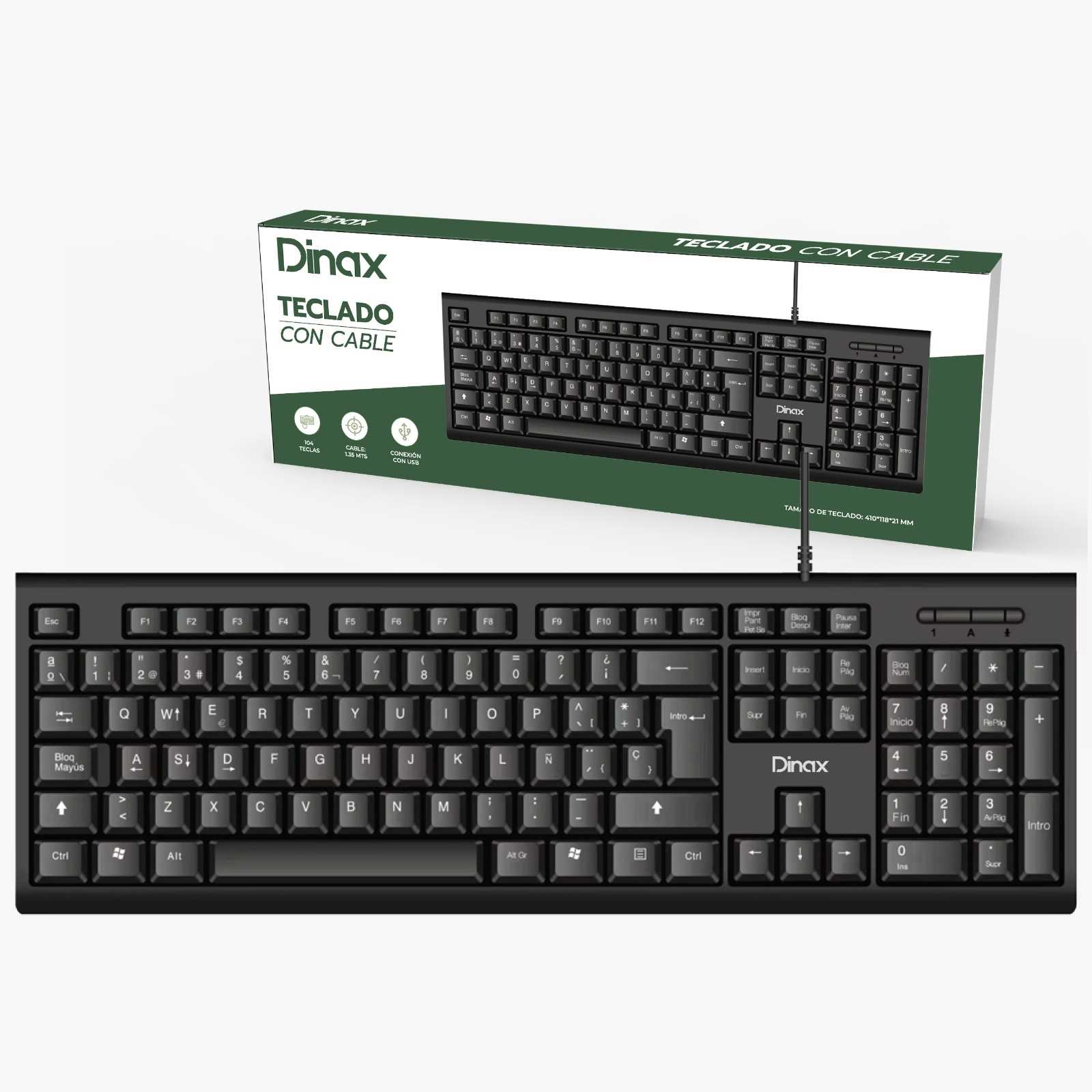 TECLADO DINAX DXTEC135