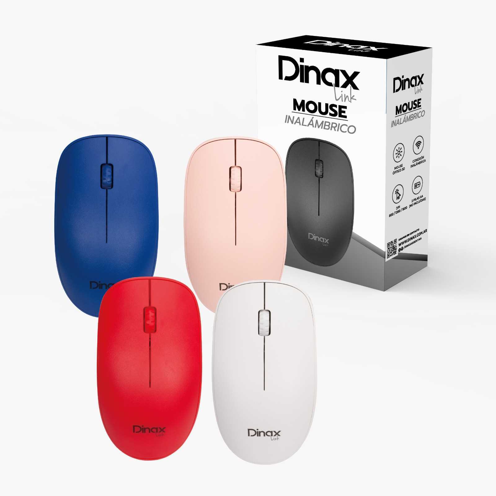MOUSE DINAX INALMABRICO DXMOU24 ROSA