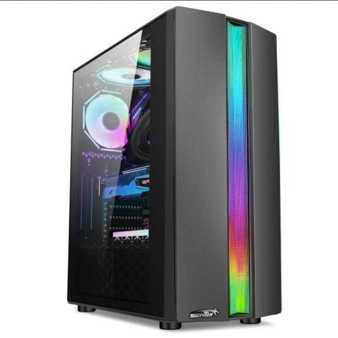GABINETE SENTEY S20-SF RAINBOW LATERAL ACRILICO S/FUENTE