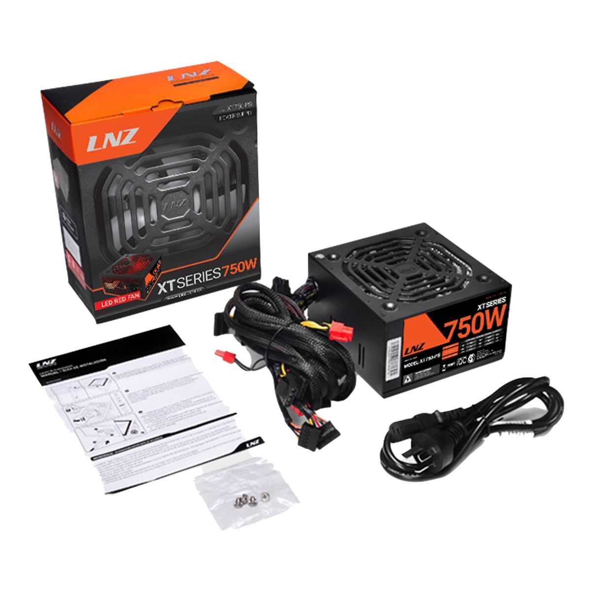 FUENTE PC 750W LNZ BY SENTEY ZX750-GZ | RyR Computacion