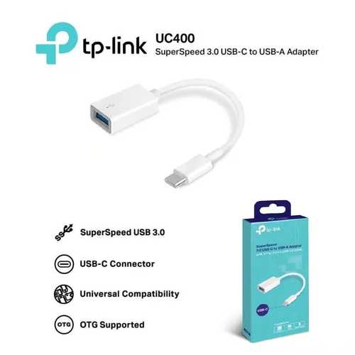 ADAPTADOR DE USB TIPO C A USB HEMBRA UC400 TP-LINK