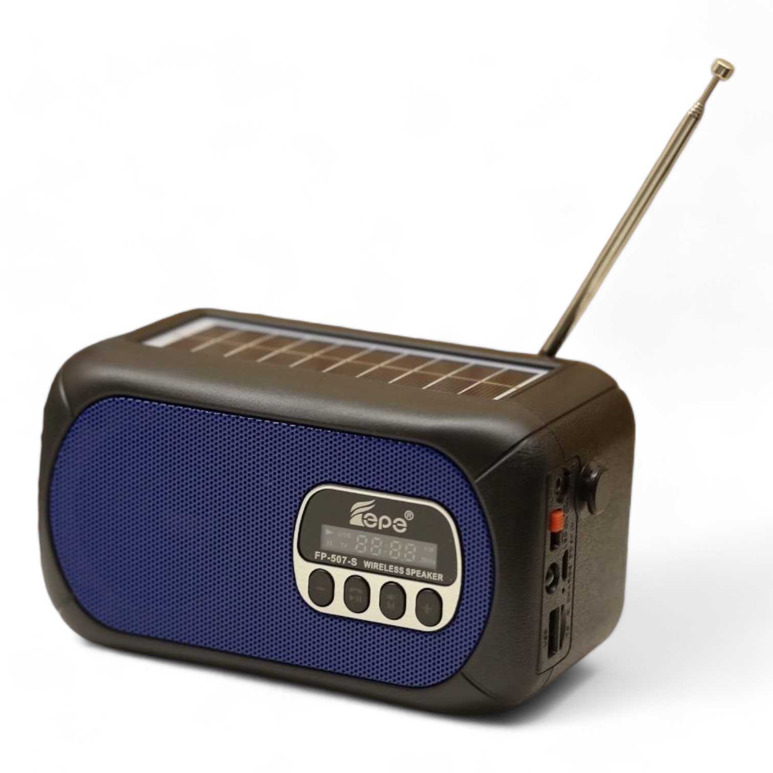 PARLANTE Y RADIO FULL F-507 C/BATERIA (MP3/USB/SD FM-AM-SW)