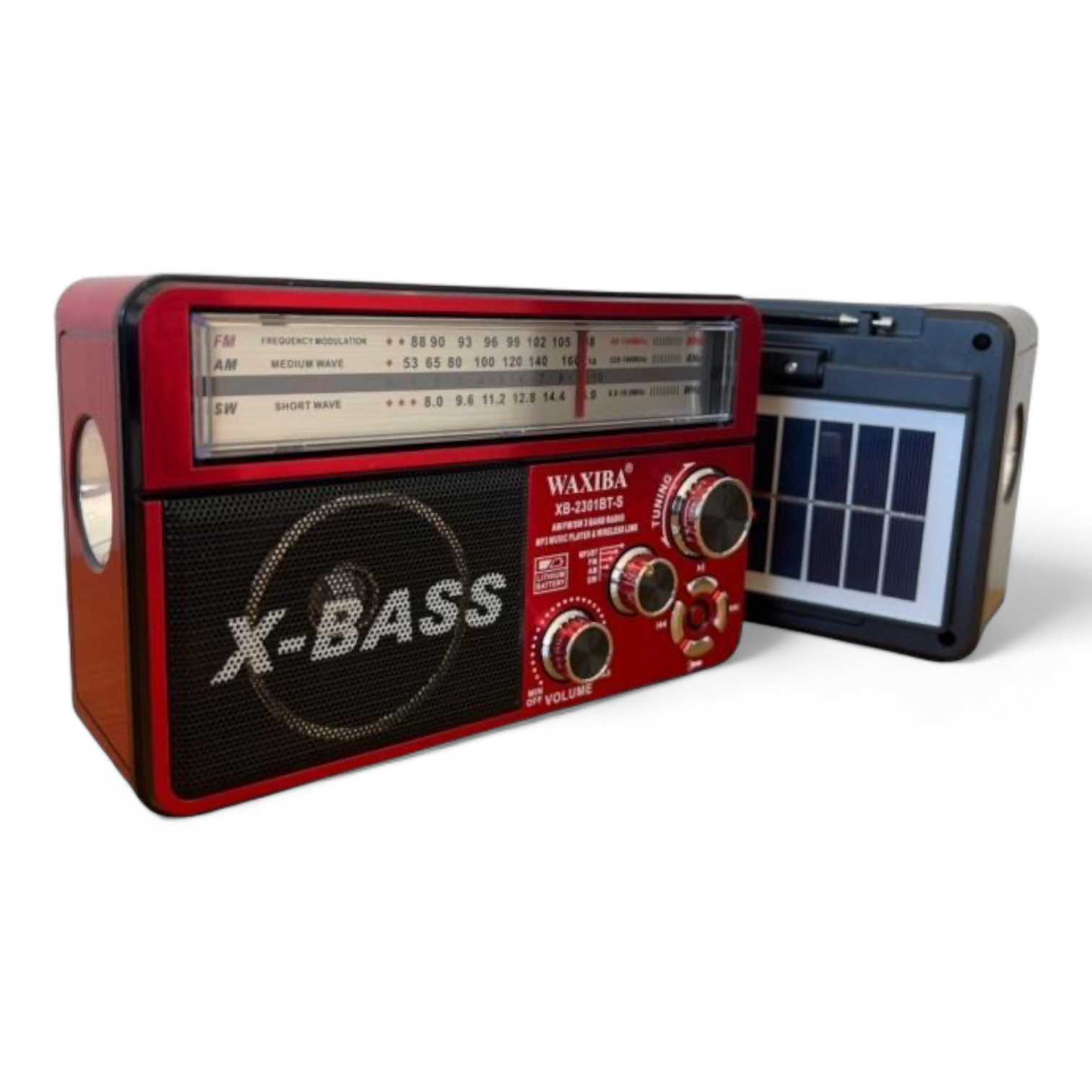 PARLANTE Y RADIO FULL XB-2301 C/BATERIA (MP3/USB/SD FM-AM-SW)