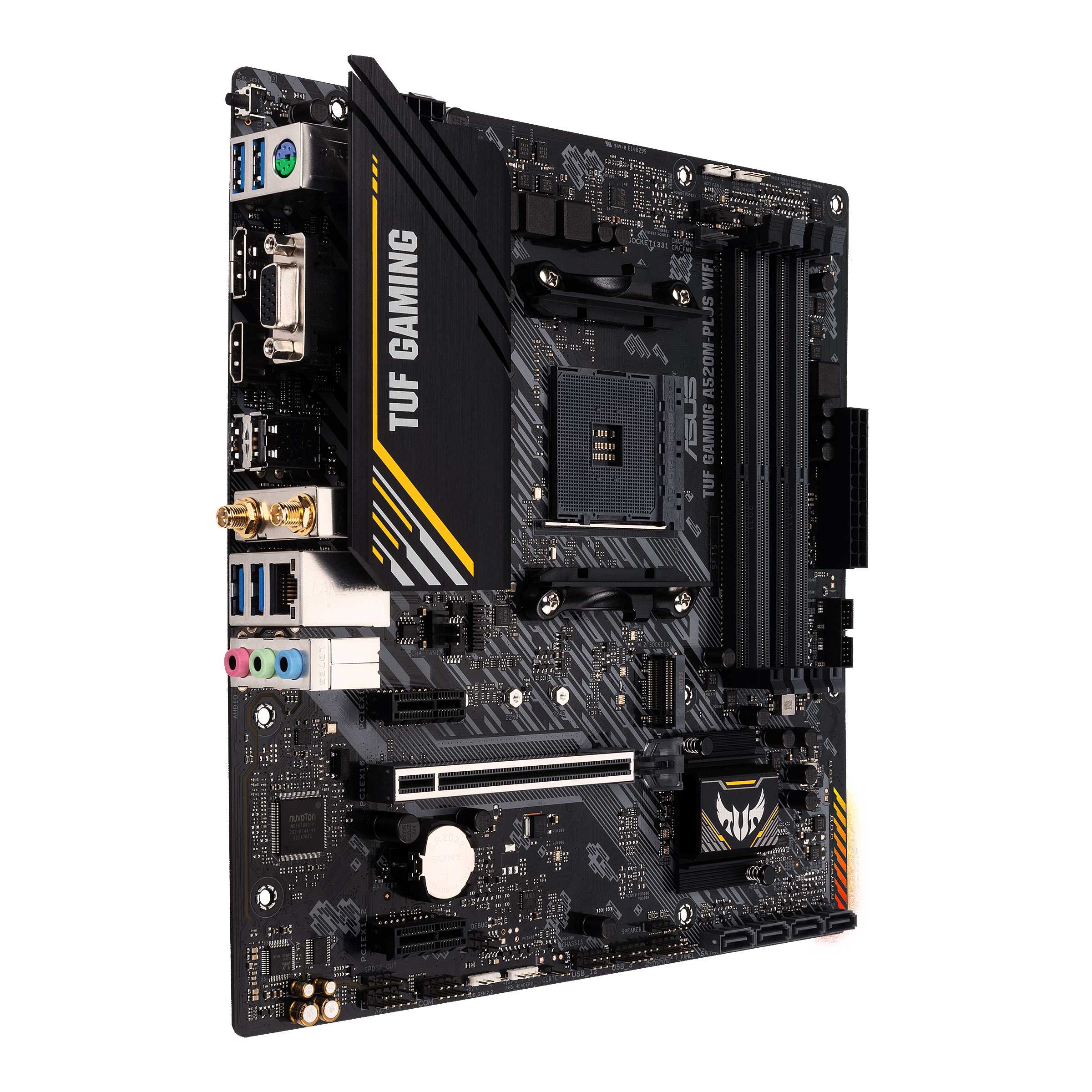 PLACA MADRE ASUS AM4 A520M-PLUS TUF GAMING WIFI