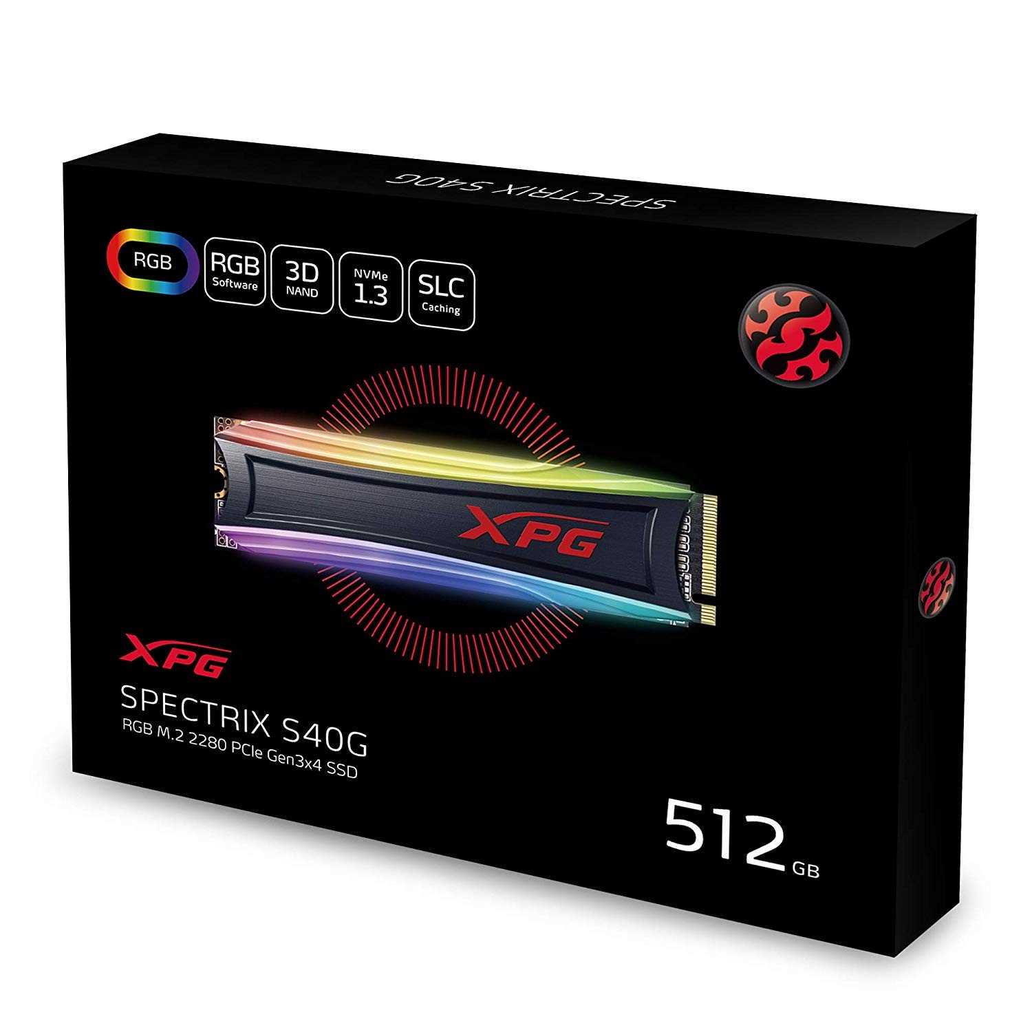 DISCO SOLIDO M.2 NVME GEN4 512GB SPECTRIX XPG S40G