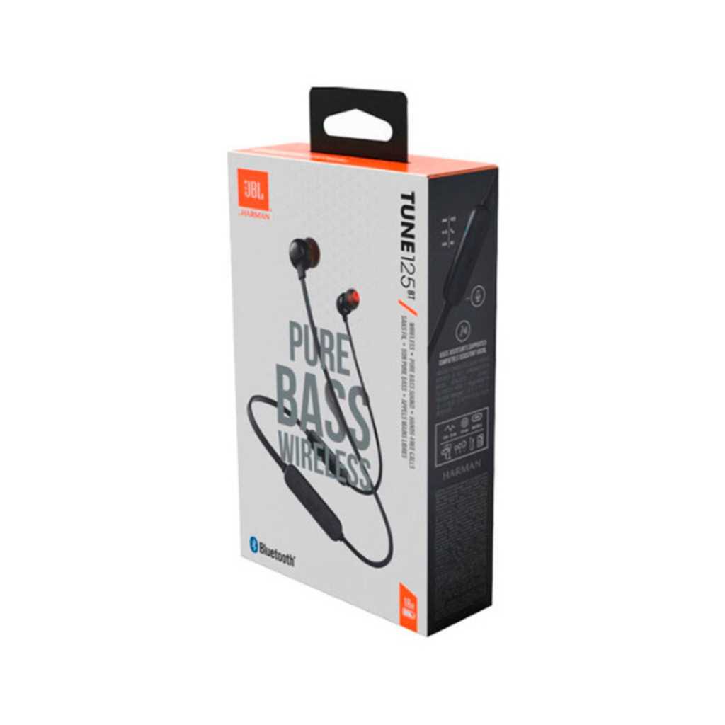 AURICULAR JBL BT IN-EAR TUNE 125 BLACK