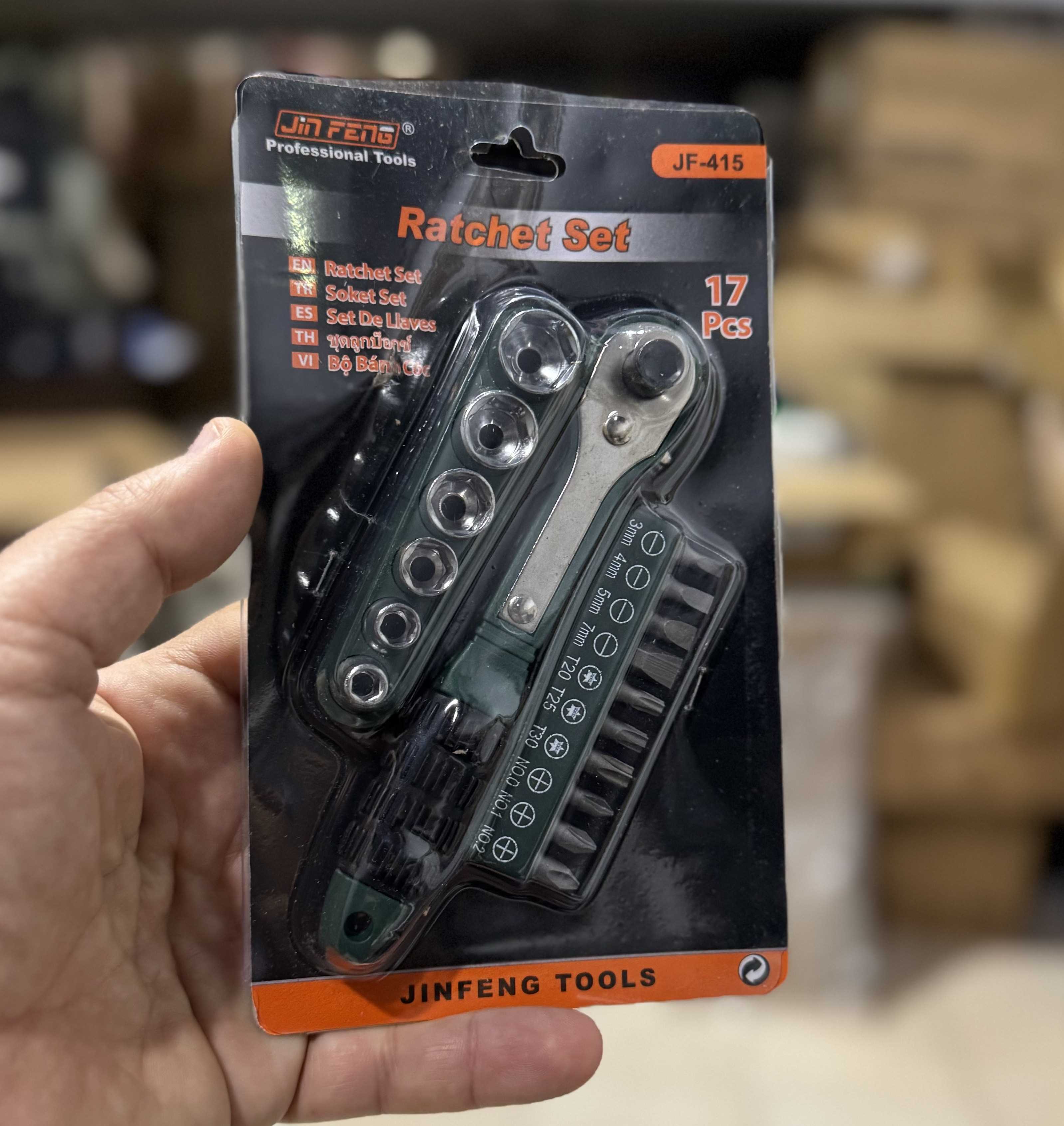 JUEGO HERRAMIENTAS 16 PIEZAS GQ-415