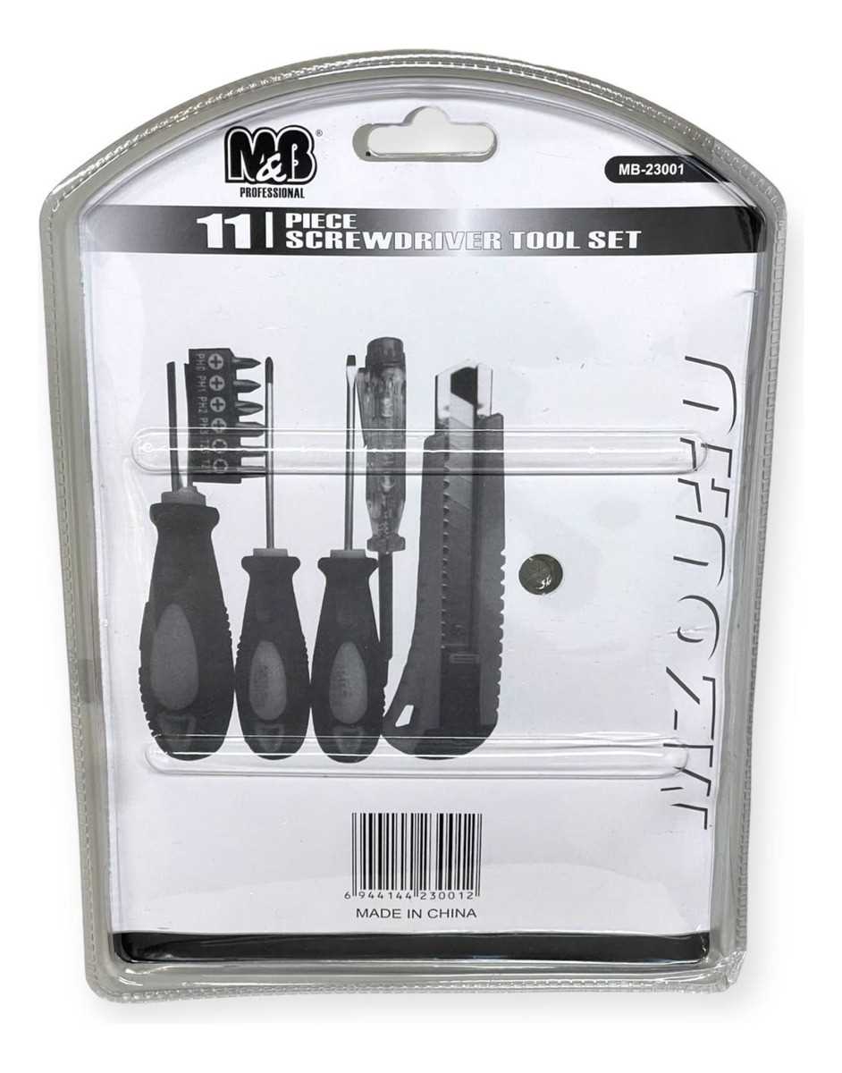 JUEGO HERRAMIENTAS 11 PIEZAS GMB-23001
