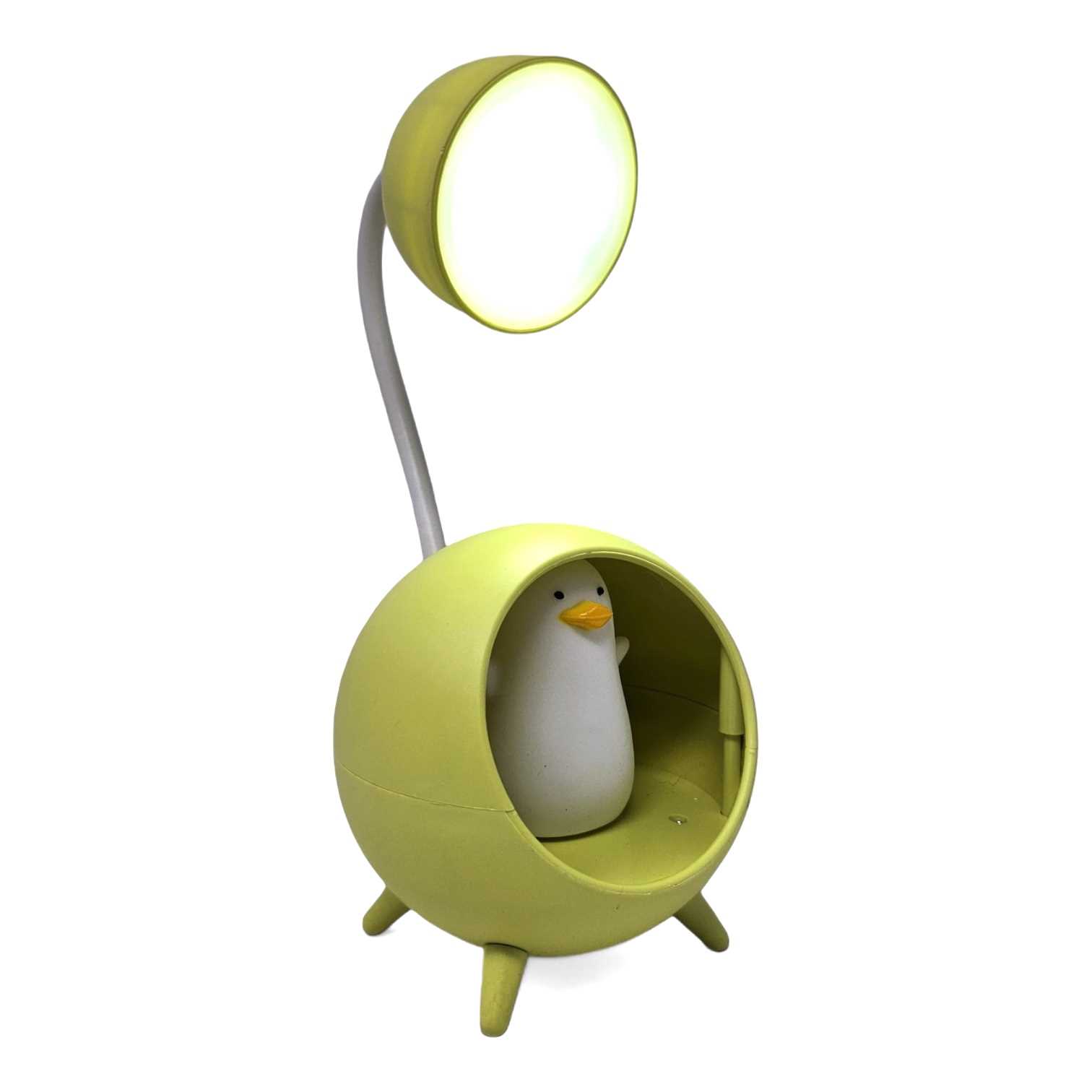 LAMPARA VELADOR LED RYR T305 PINGUINO AMARILLO