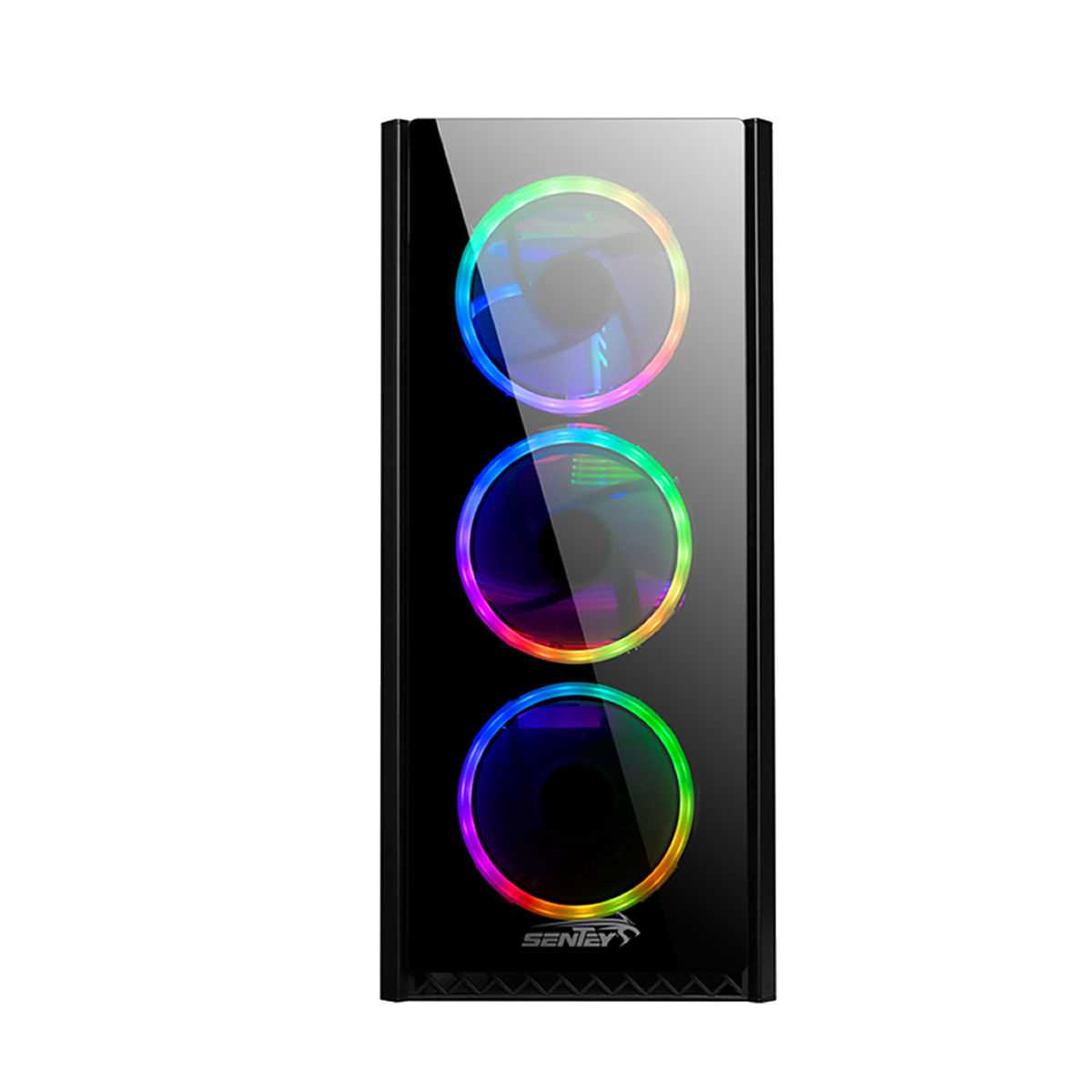 GABINETE SENTEY TM20-SF  RGB S/FUENTE 4 FAN