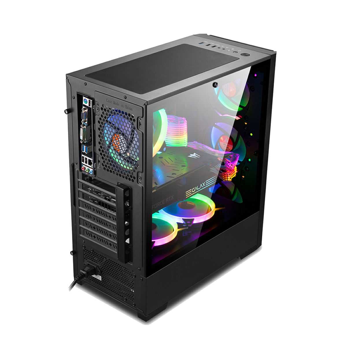 GABINETE SENTEY TM20-SF  RGB S/FUENTE 4 FAN