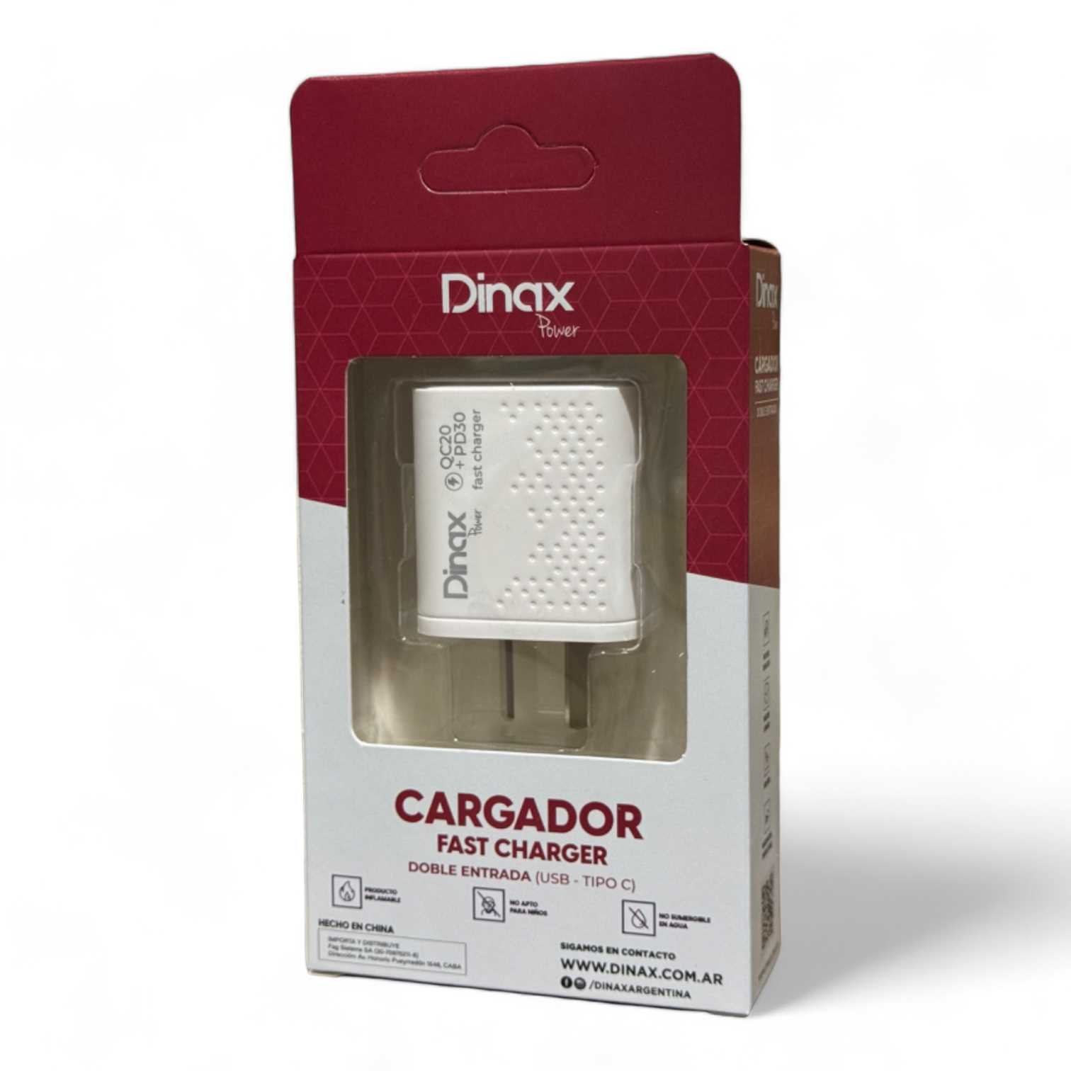 CARGADOR 220V 5.1A QC20 + PD30 SN2CAR51TC