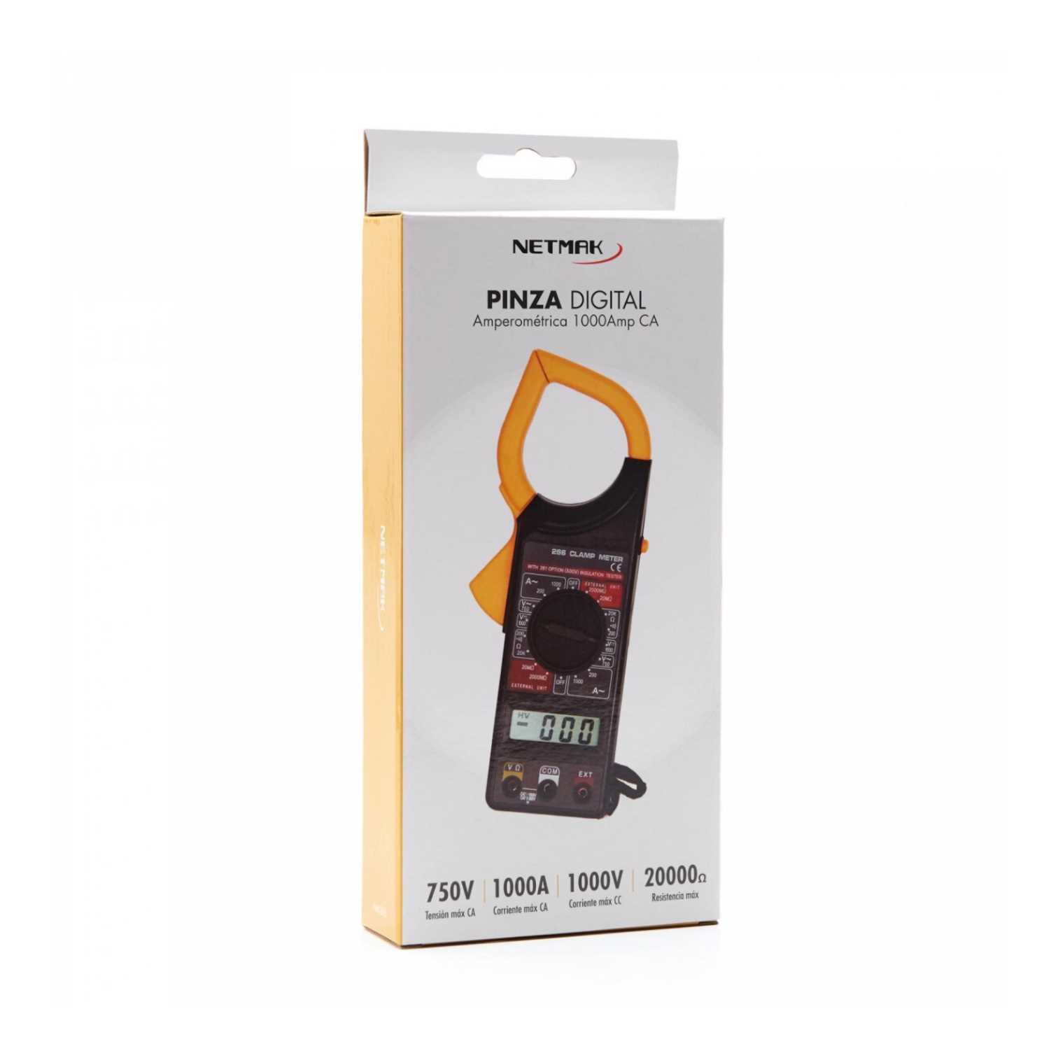 PINZA AMPEROMETRICA NETMAK NM-266