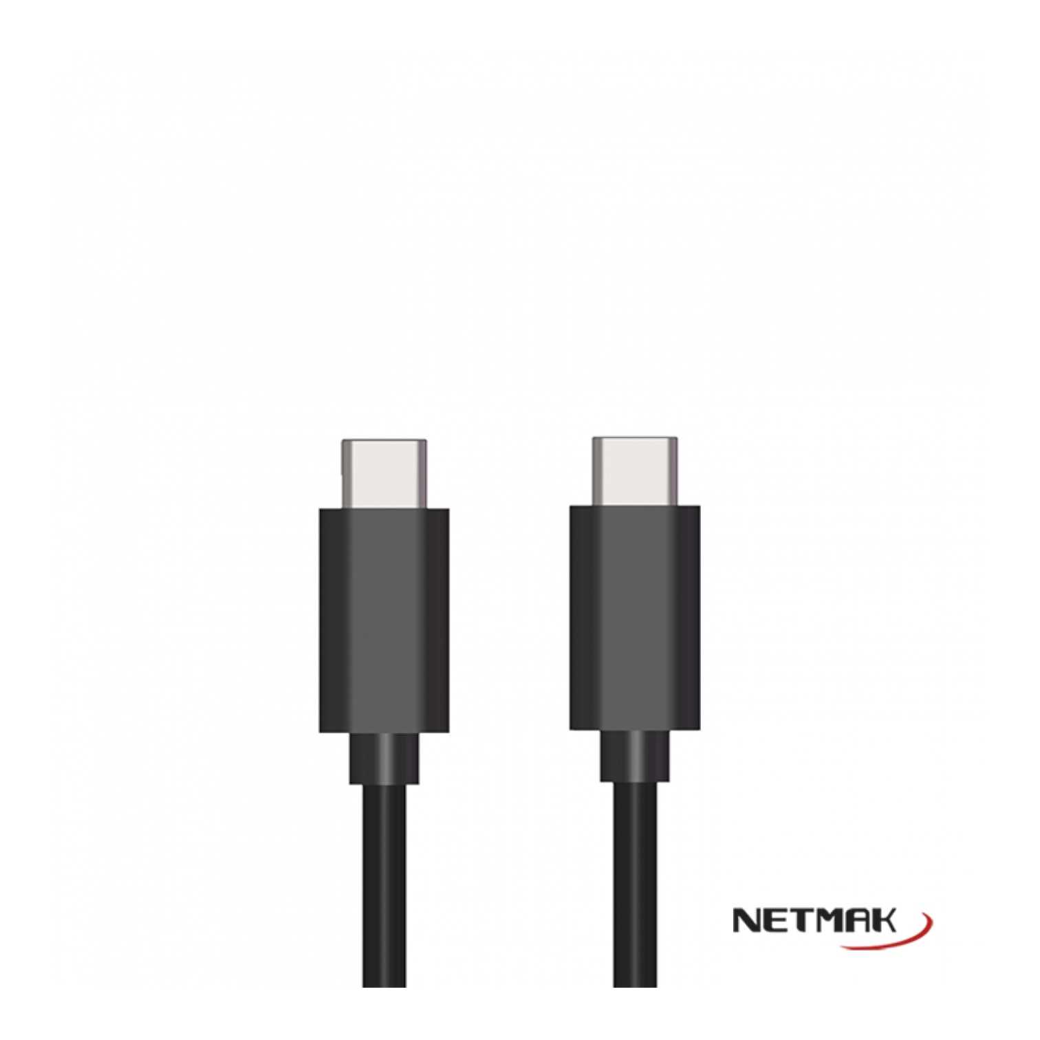 CABLE TIPO C A TIPO C NETMAK 3A 1M NM-C57