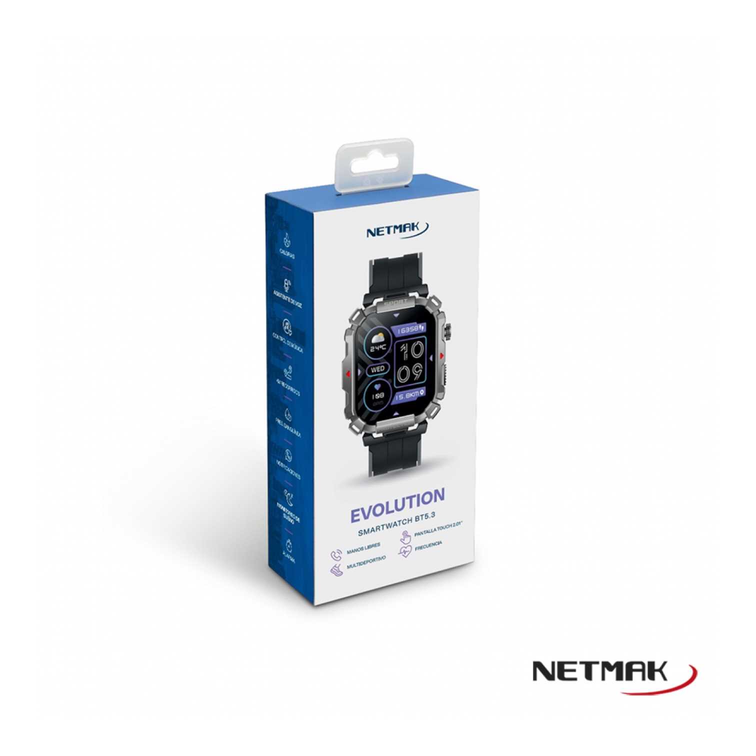 RELOJ SMARTWATCH NETMAK NM-EVOLUTION
