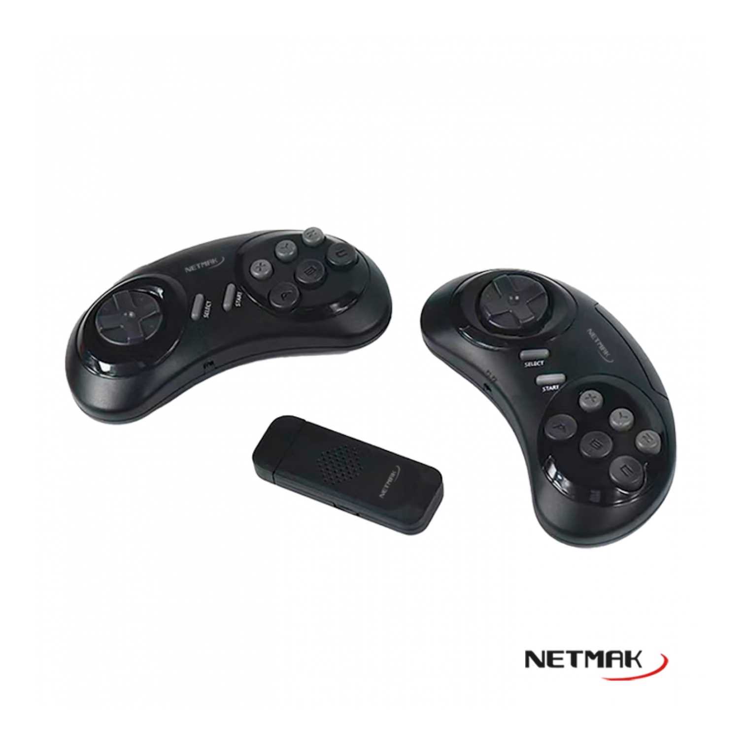 CONSOLA DE JUEGOS NETMAK NM-S900 C/2 JOY HDMI 5000 JUEGOS