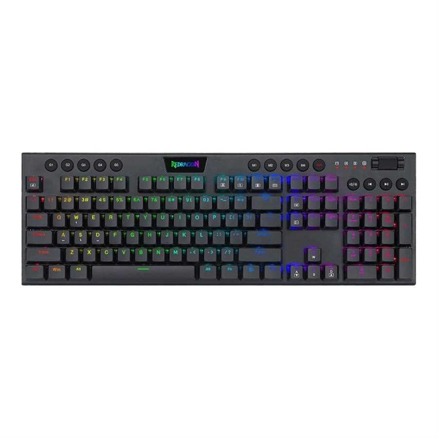 TECLADO REDRAGON K619-RGB-SP RD HORUS TKL SW RED BLACK