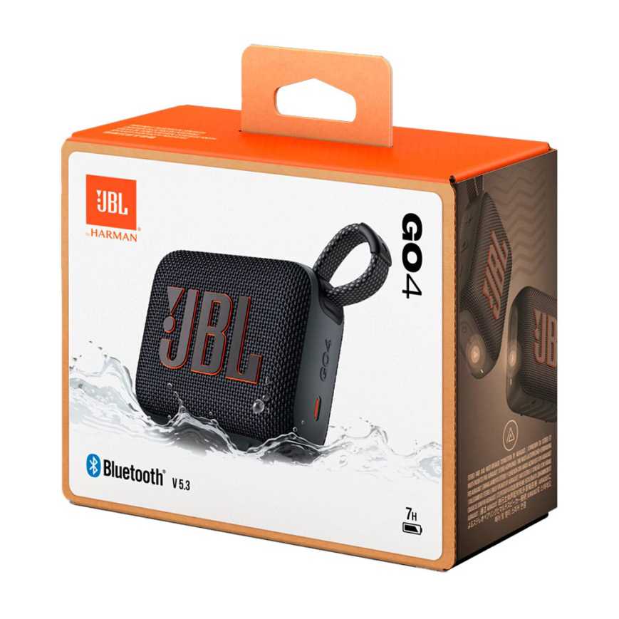PARLANTE BT JBL GO 4 BLACK