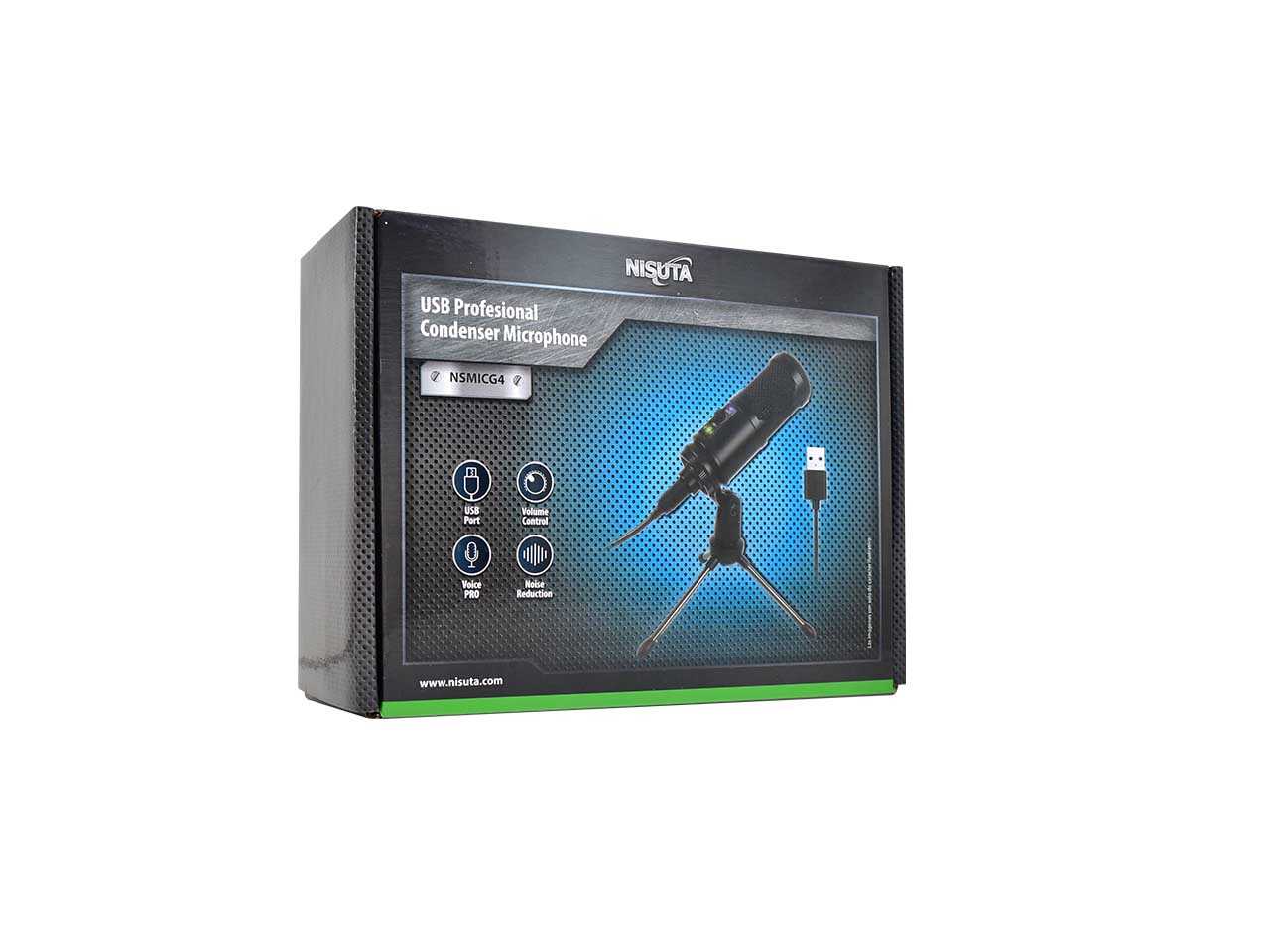 MICROFONO CONDENSADOR NSMICG4 NISUTA  C/TRIPODE