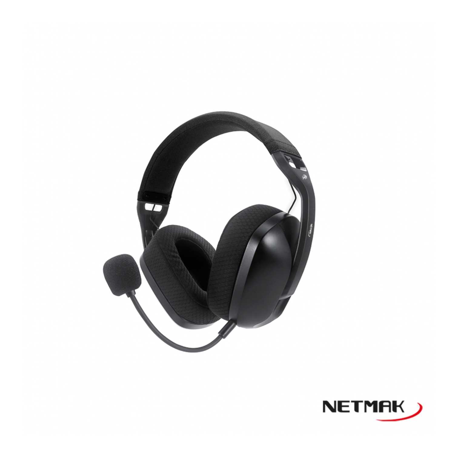 Auricular Inalambrico Gamer NETMAK Negro TRI modo BT / 3.5 / Receptor USB (NM-N35)