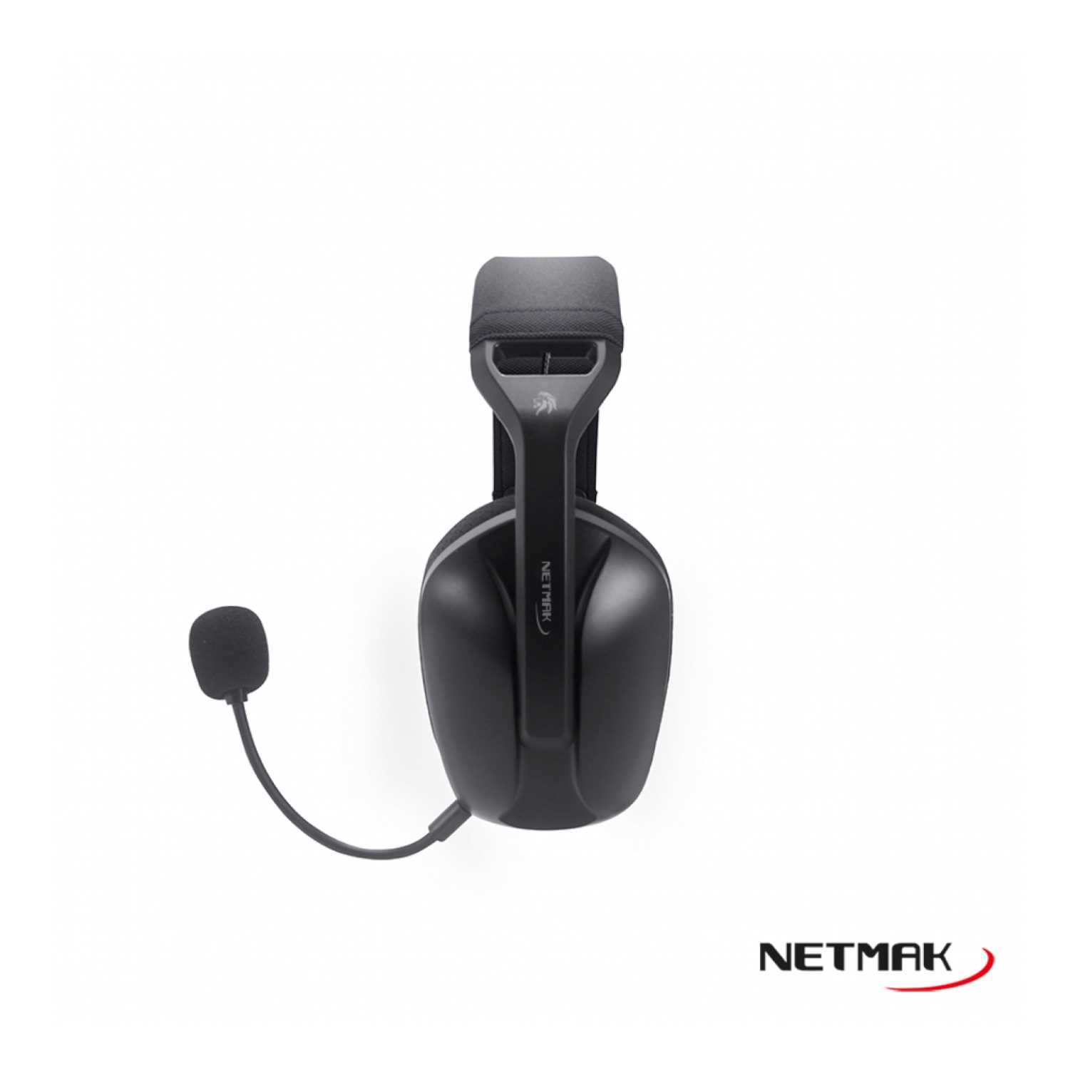 AURICULAR BT NETMAK VINCHA GAMER NM-N35 NEGRO (WIFI/BT/PLUG)