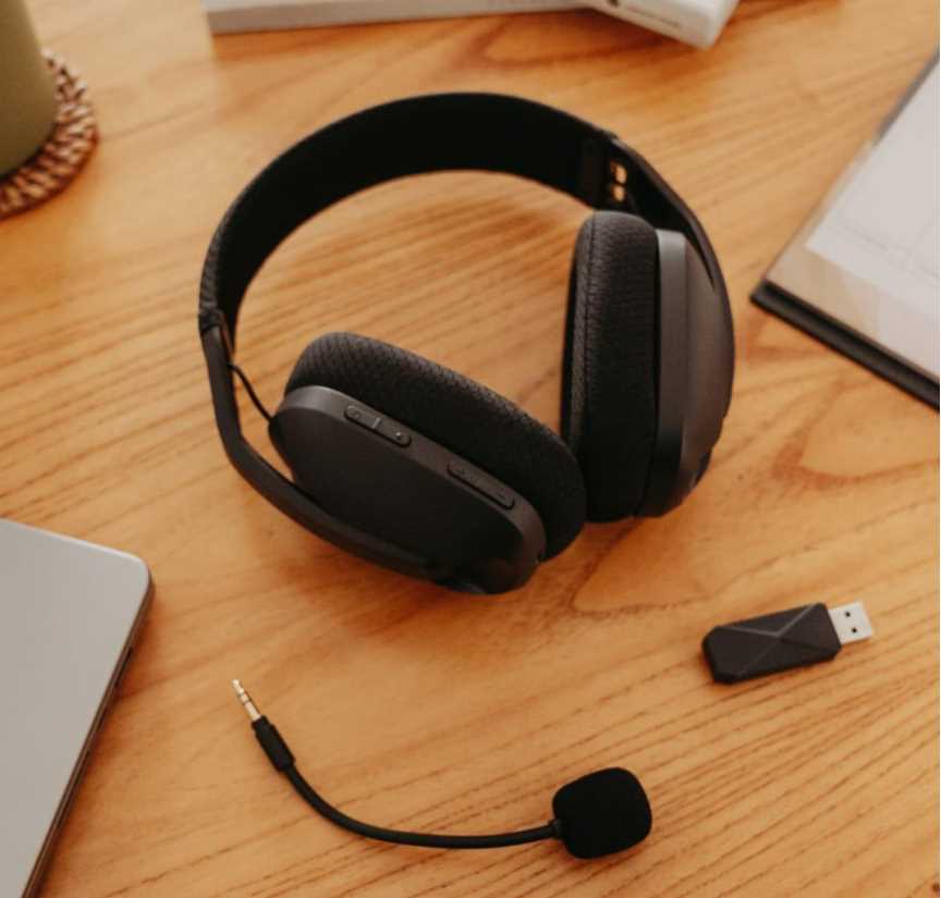 AURICULAR BT NETMAK VINCHA GAMER NM-N35 NEGRO (WIFI/BT/PLUG)