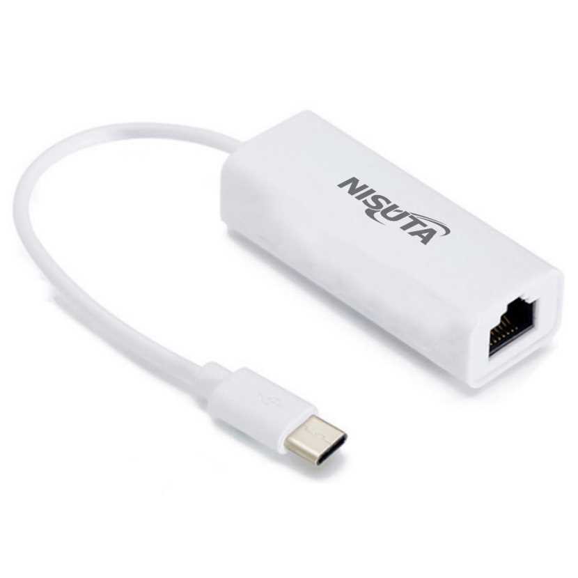CONVERSOR TIPO C A RED (RJ45) GIGABIT NISUTA NSCOUSCRG