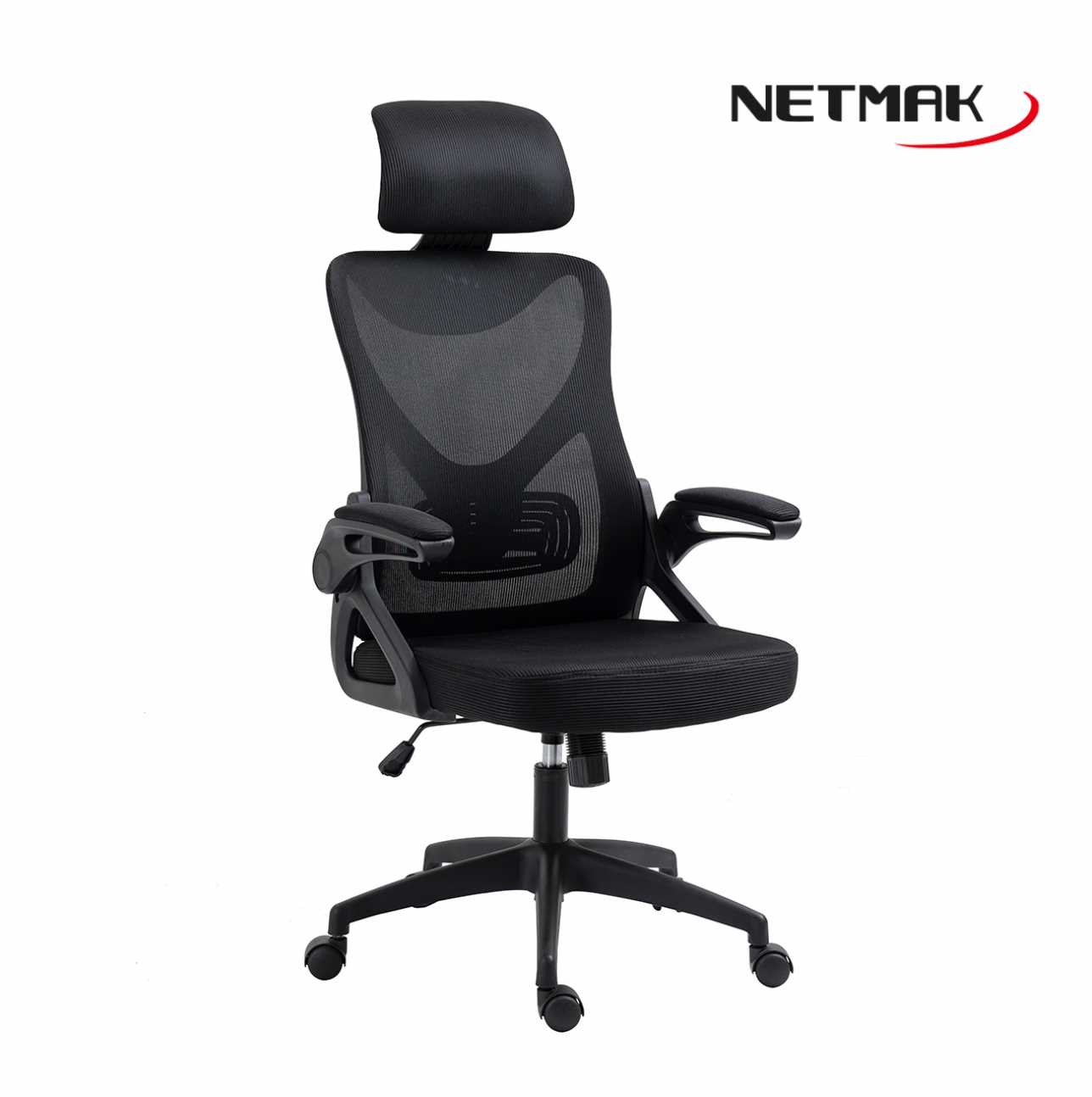 SILLA OFICINA NETMAK NM-ELEGANZA REJILLA NEGRO