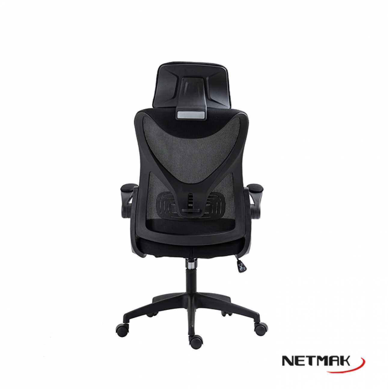 SILLA OFICINA NETMAK NM-ELEGANZA REJILLA NEGRO
