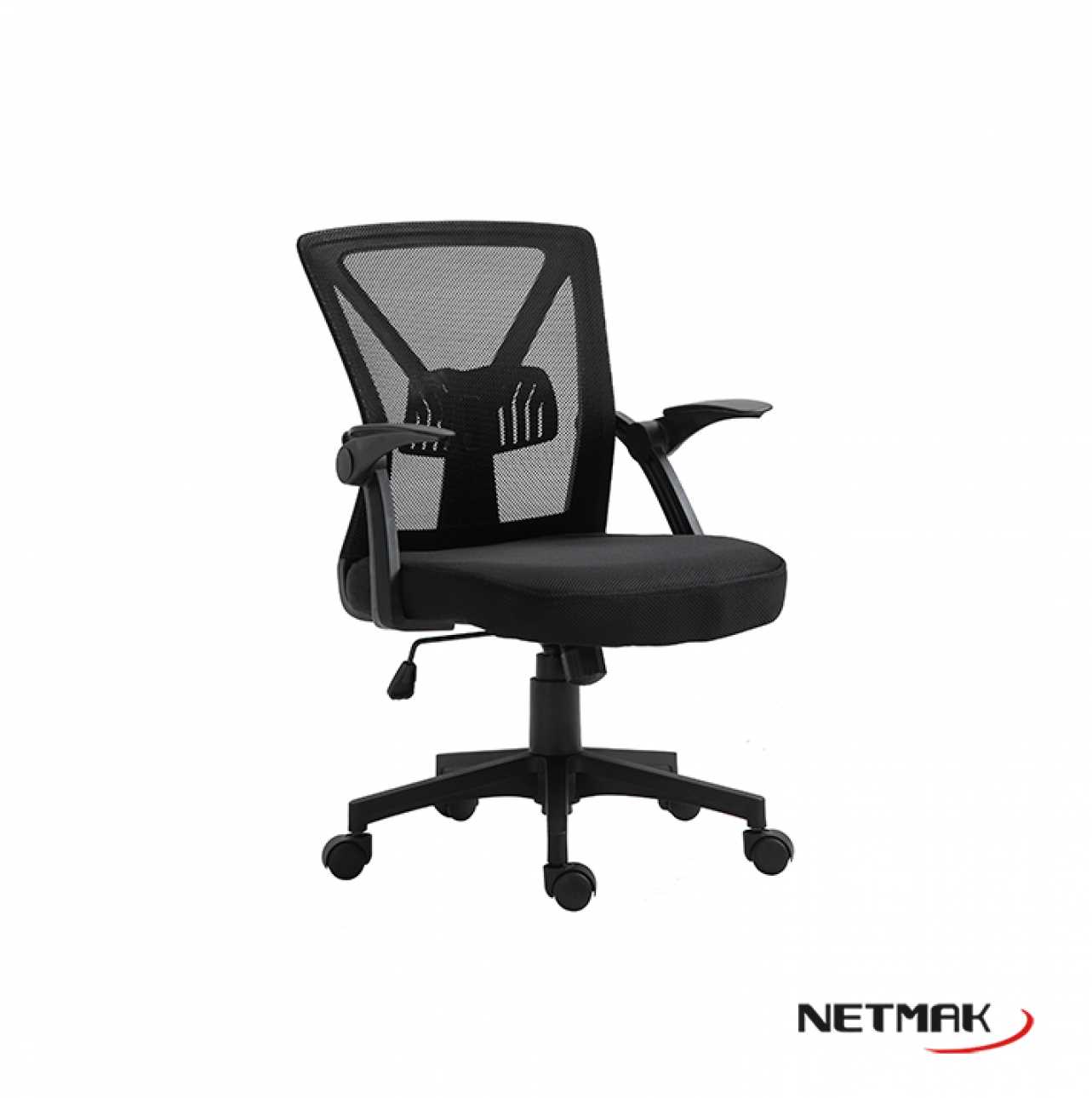 SILLA OFICINA NETMAK NM-ALLEGRA REJILLA NEGRO
