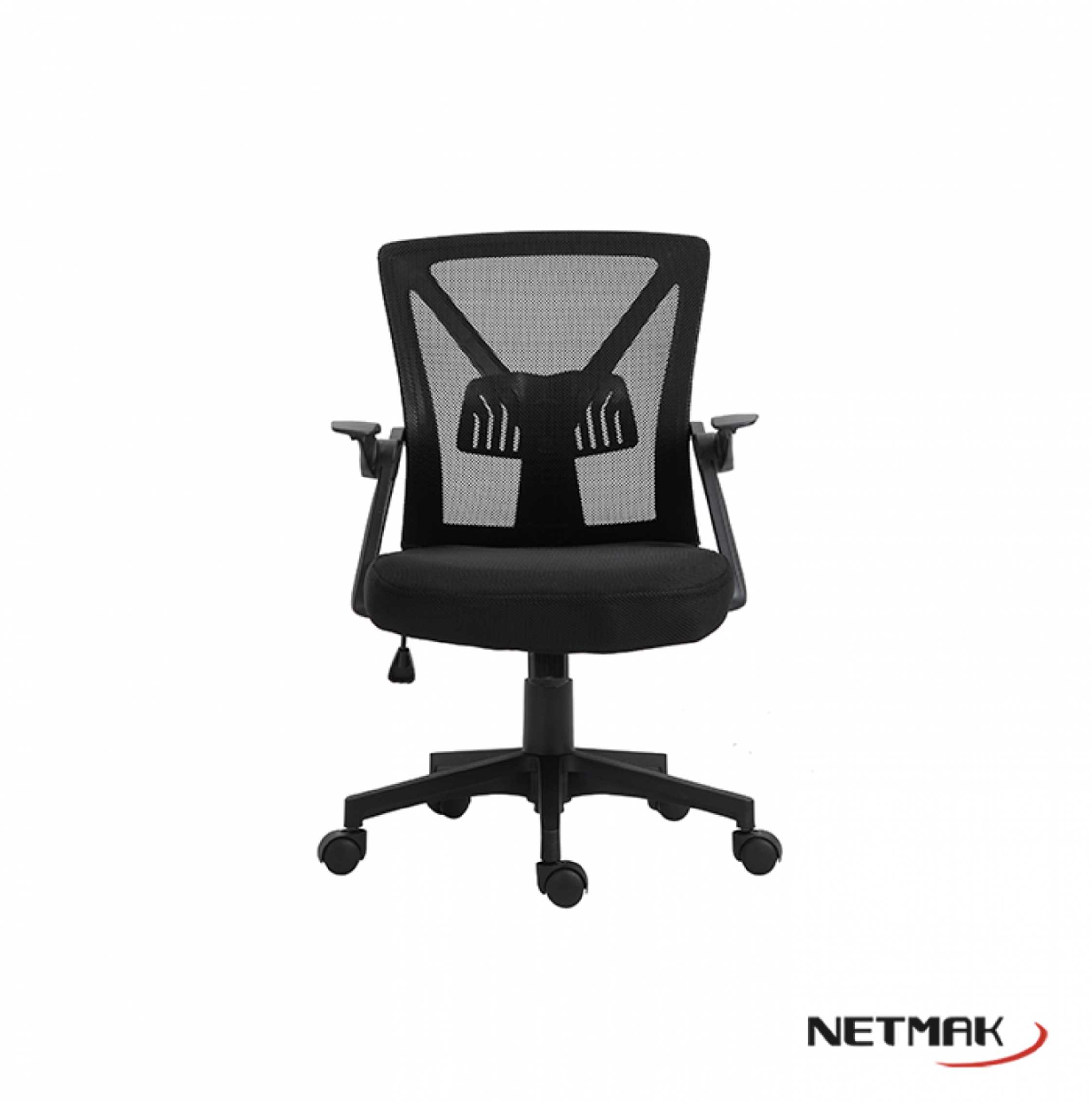 SILLA OFICINA NETMAK NM-ALLEGRA REJILLA NEGRO