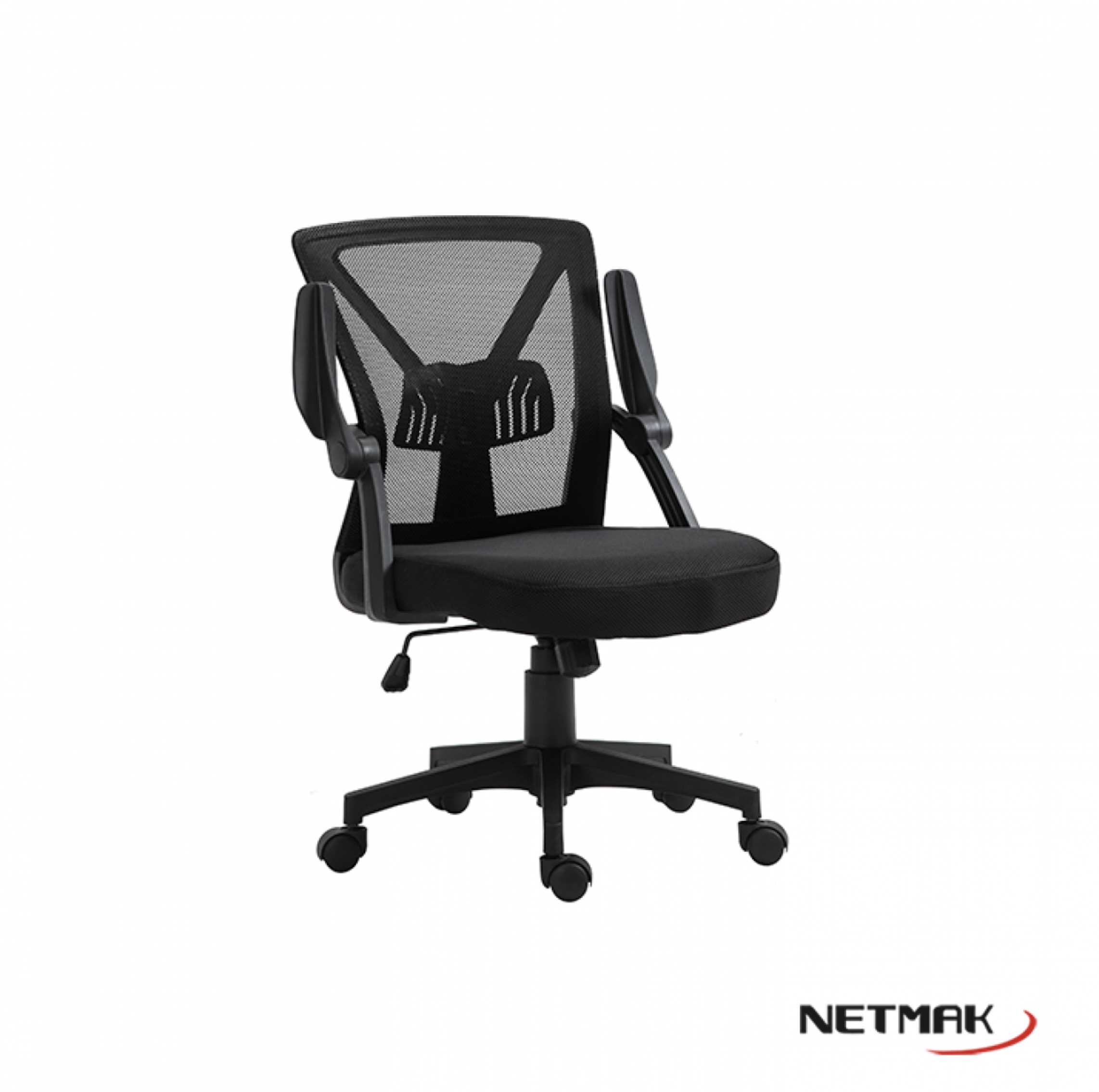 SILLA OFICINA NETMAK NM-ALLEGRA REJILLA NEGRO