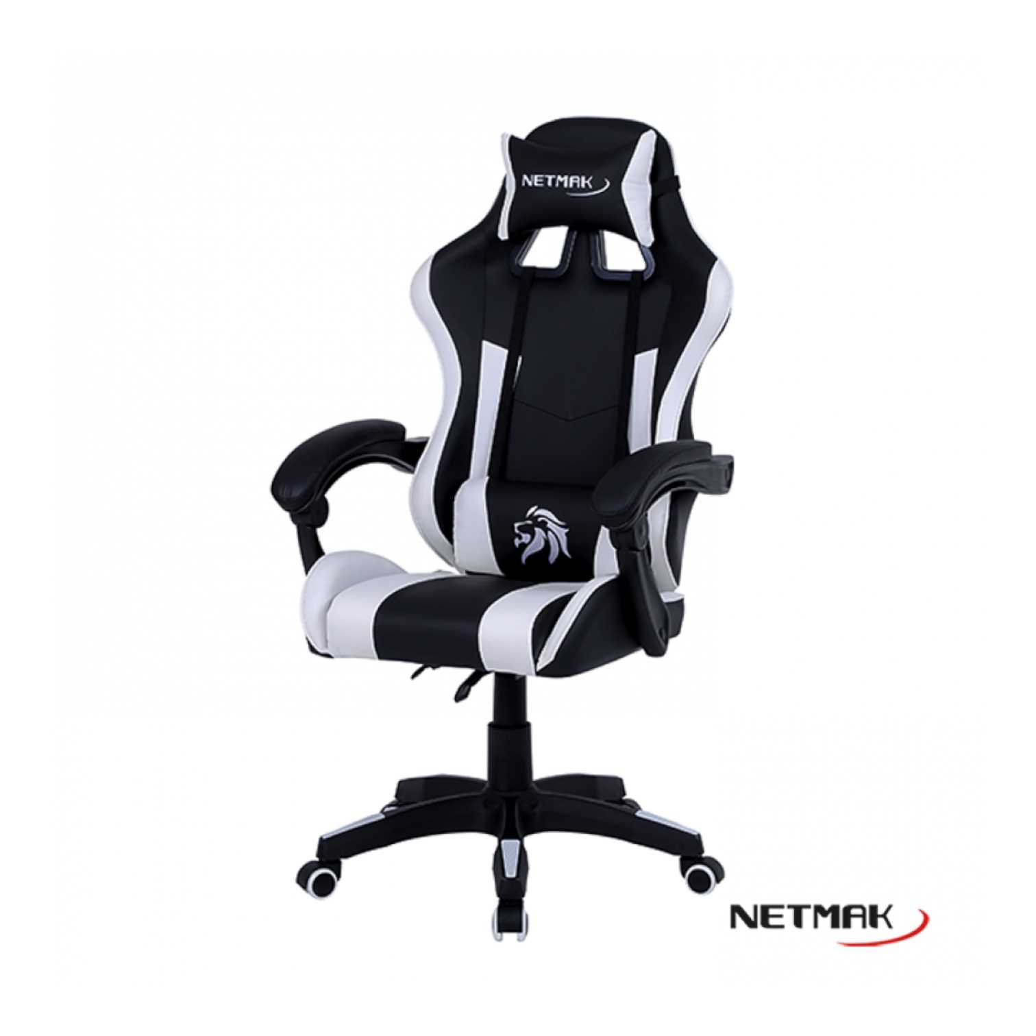 SILLA GAMER NETMAK NM-BEAST BLANCA