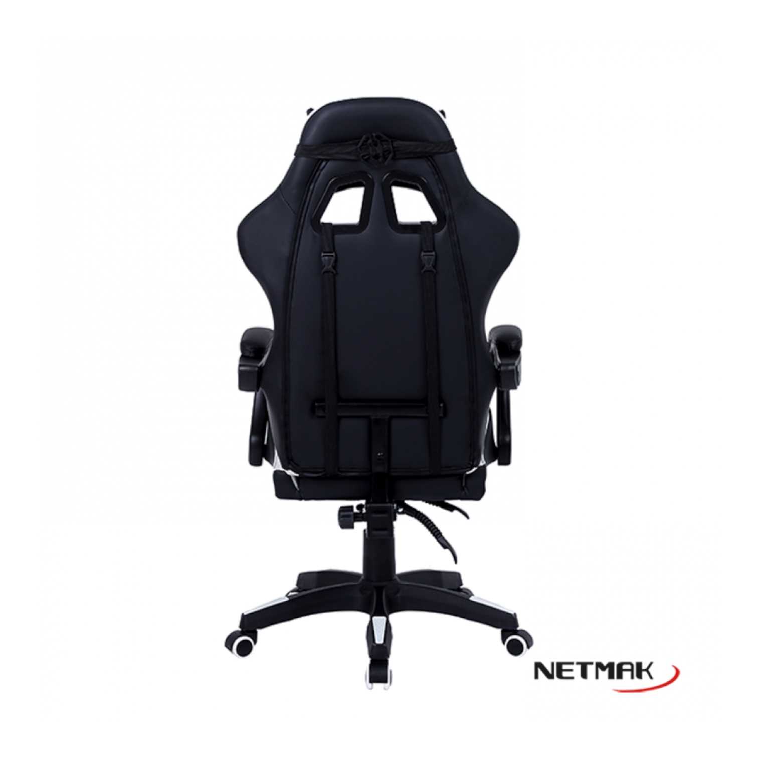 SILLA GAMER NETMAK NM-BEAST BLANCA